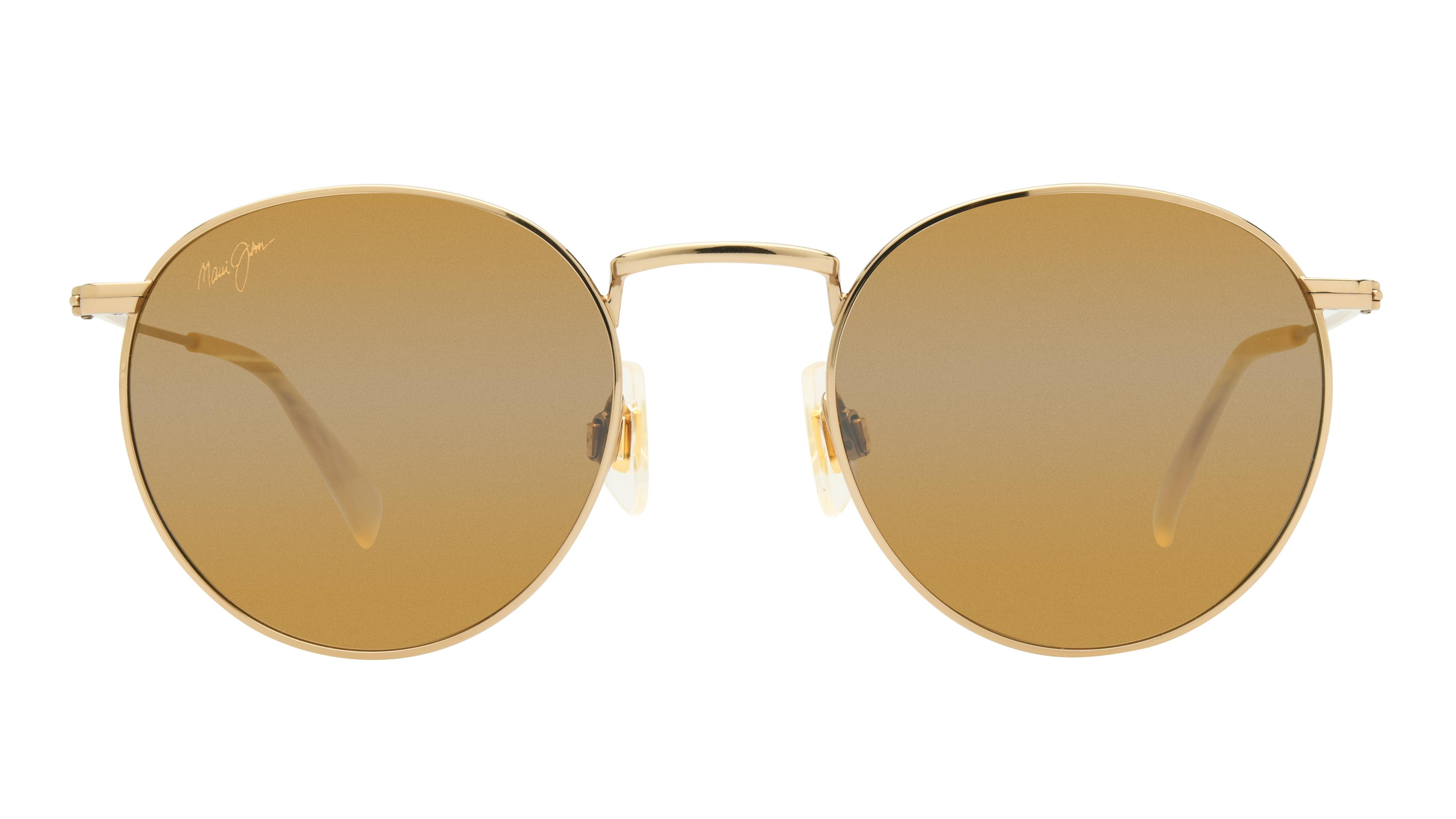 Lunettes de soleil  Homme Or Ronde Mj0667S Face