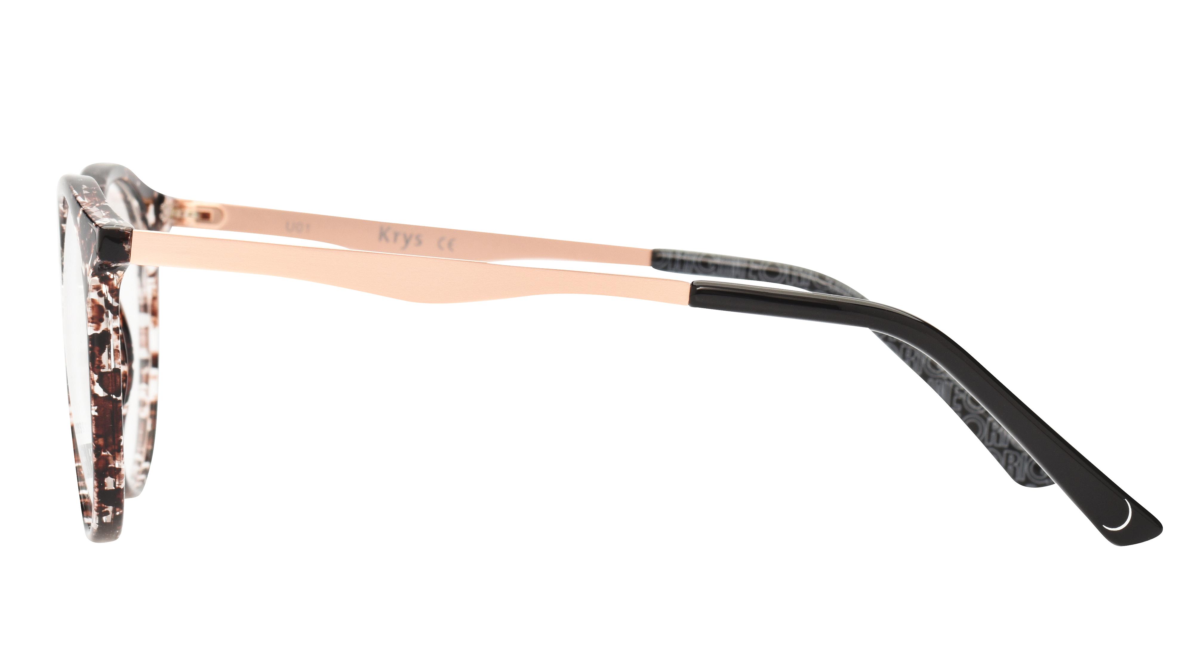 de vue Krys Origine Kor2202 314 Brun Fonce Pantos Krys