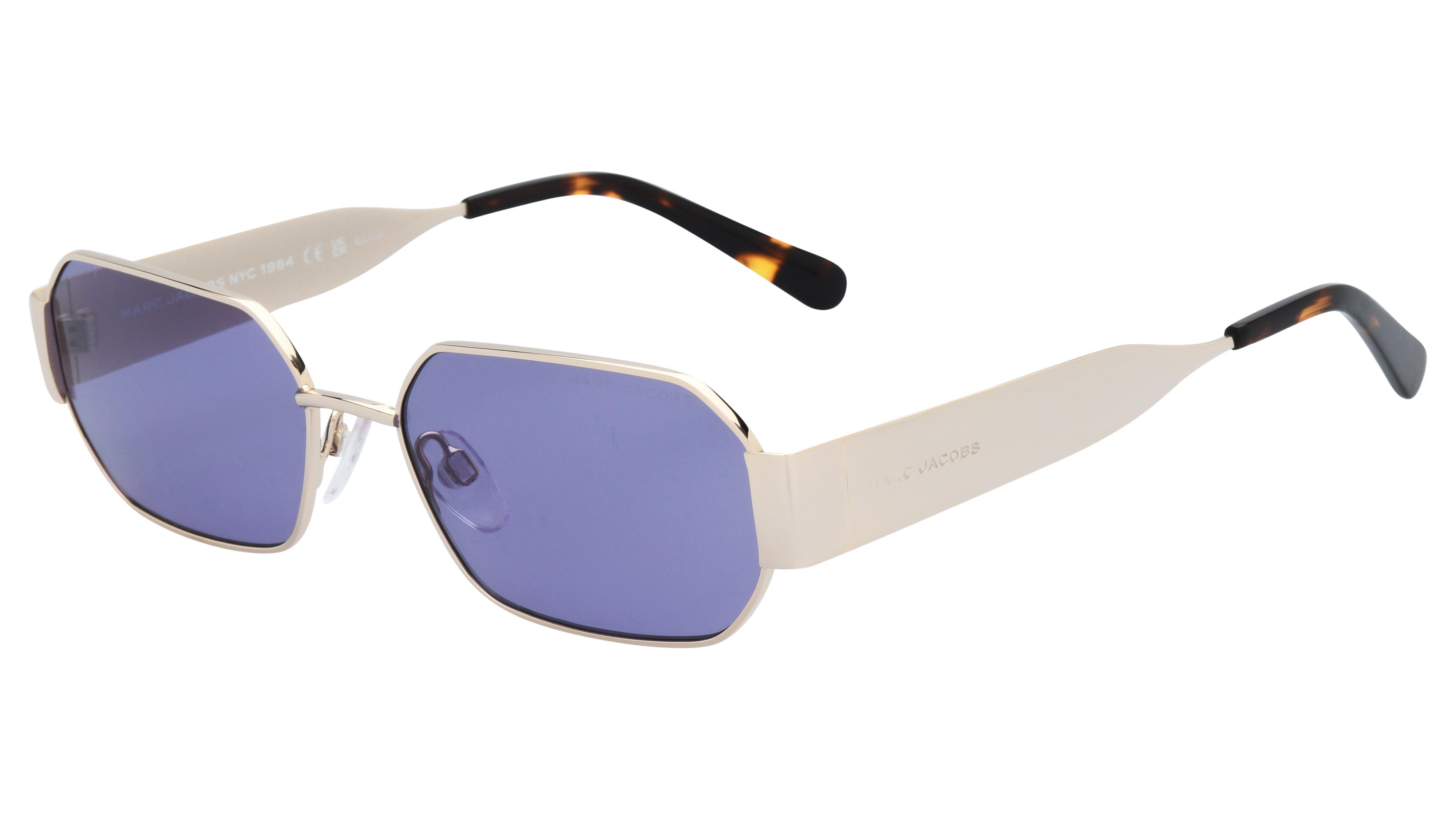 Lunettes de soleil Marc Jacobs Femme Violet Carré Marc Trois-Quart
