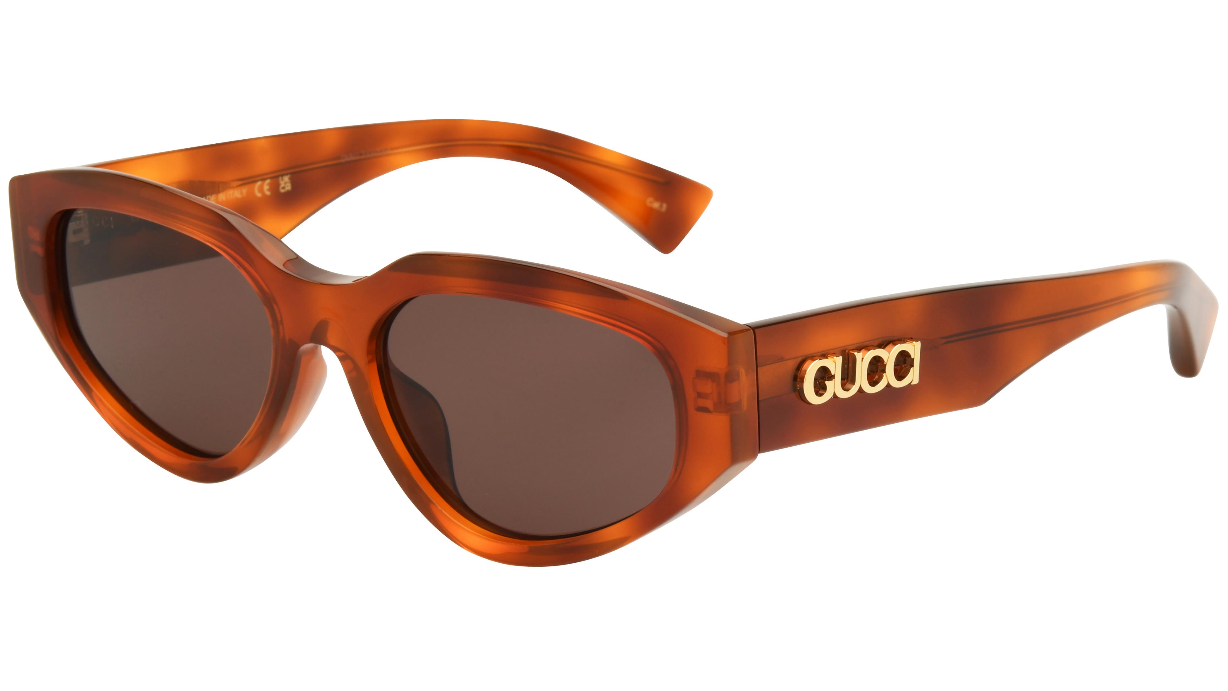 Lunettes de soleil Gucci Femme Marron Papillon gg1845sa Trois-Quart