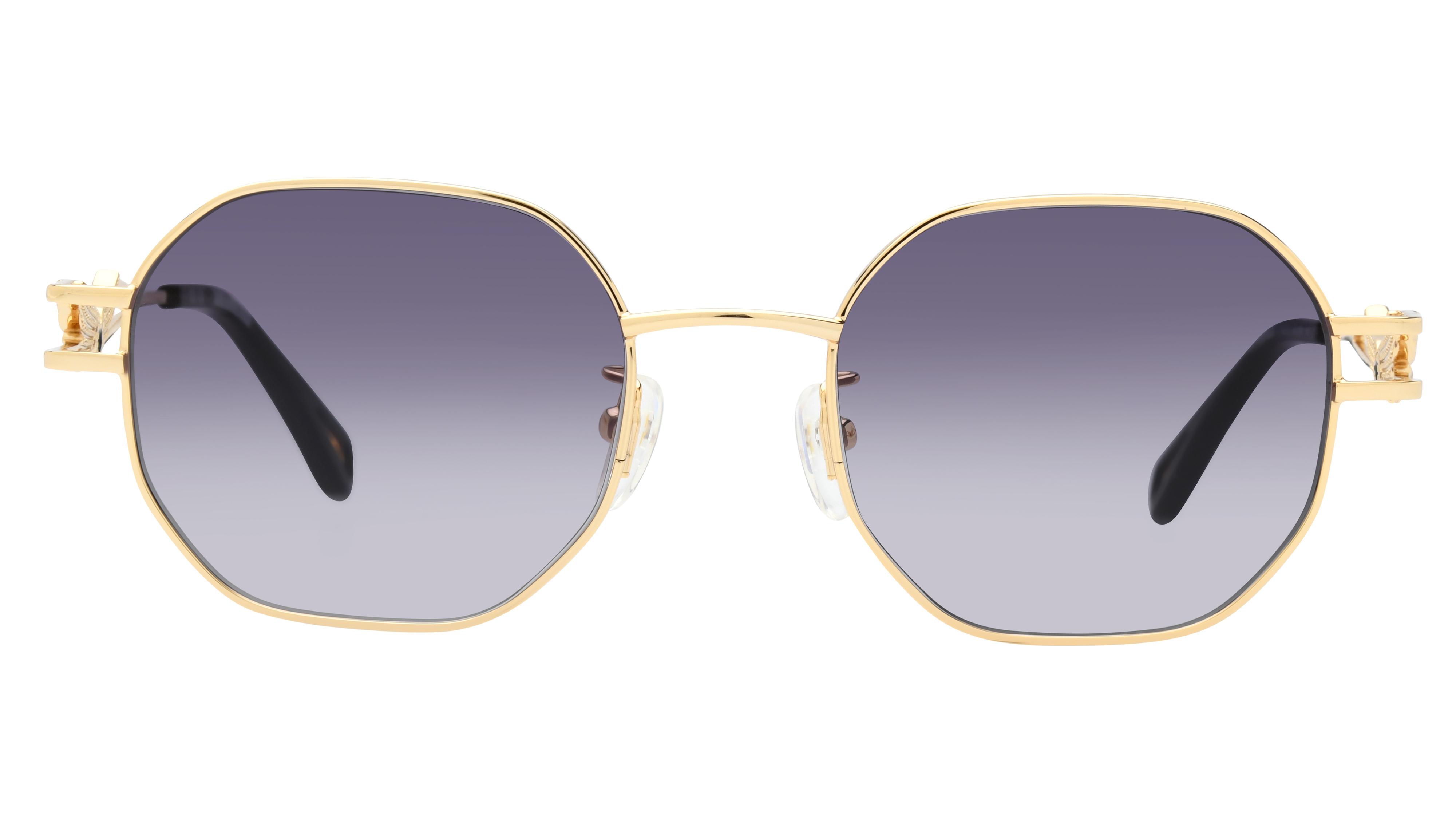 Lunettes de soleil Zadig & Voltaire Femme Or Carré SZV463S Face