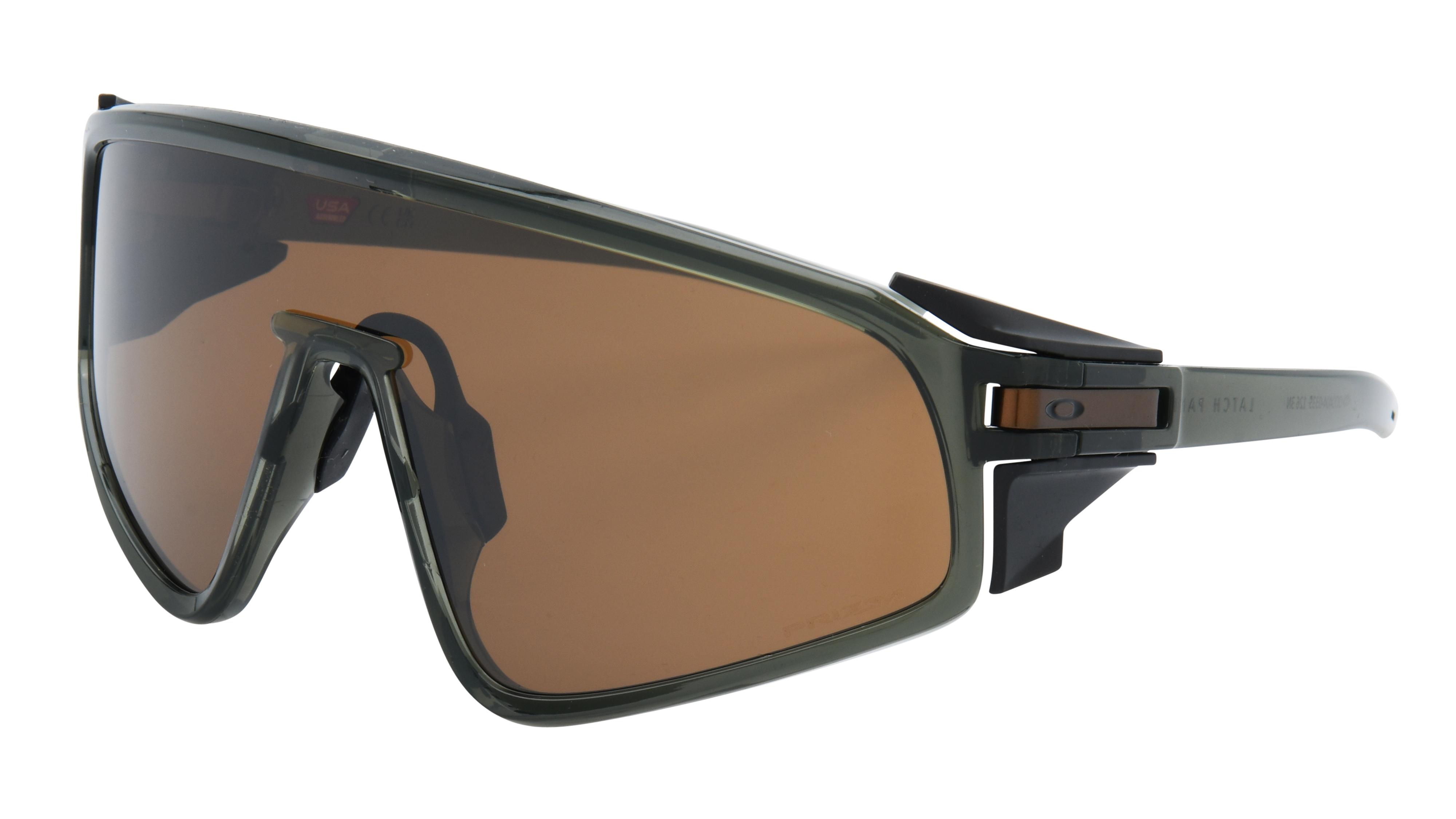 Lunettes de soleil Oakley Mixte Vert Rectangle Oo9404 Trois-Quart