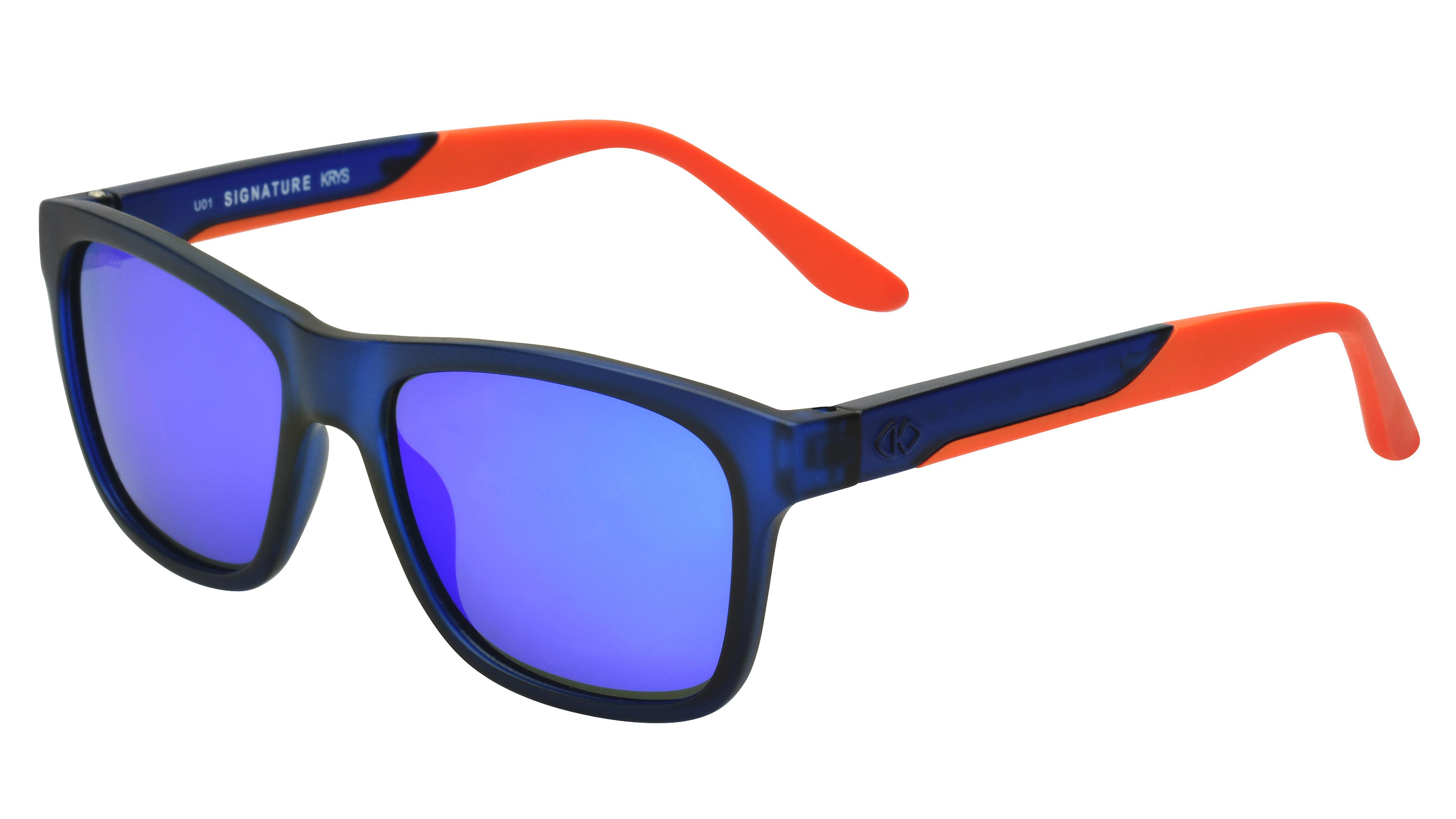 Lunettes de soleil Signature Krys Enfant Bleu Rectangle Sks2105-C Trois-Quart