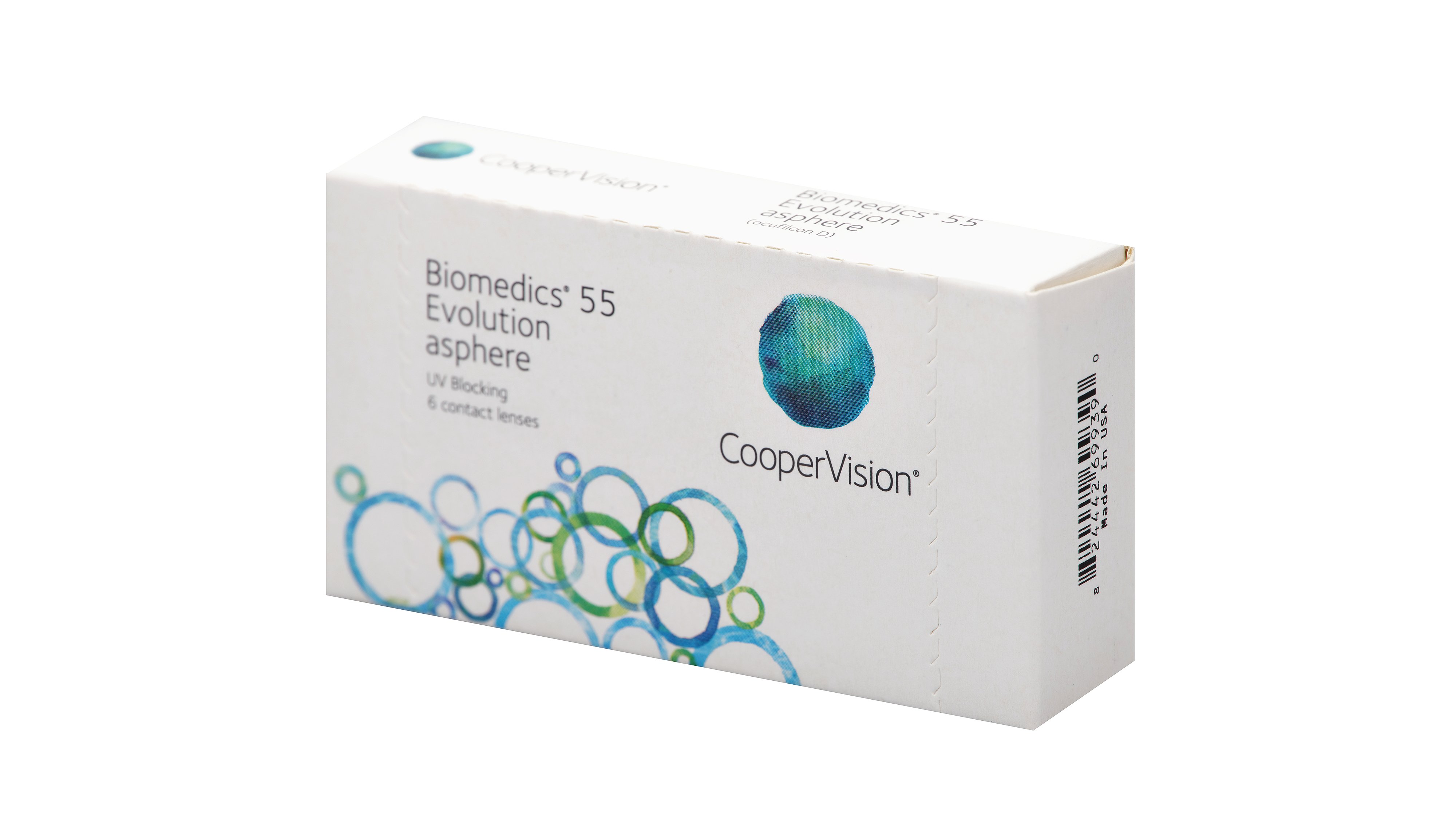 Lentilles de contact Biomedics Evolution Boîte de 6