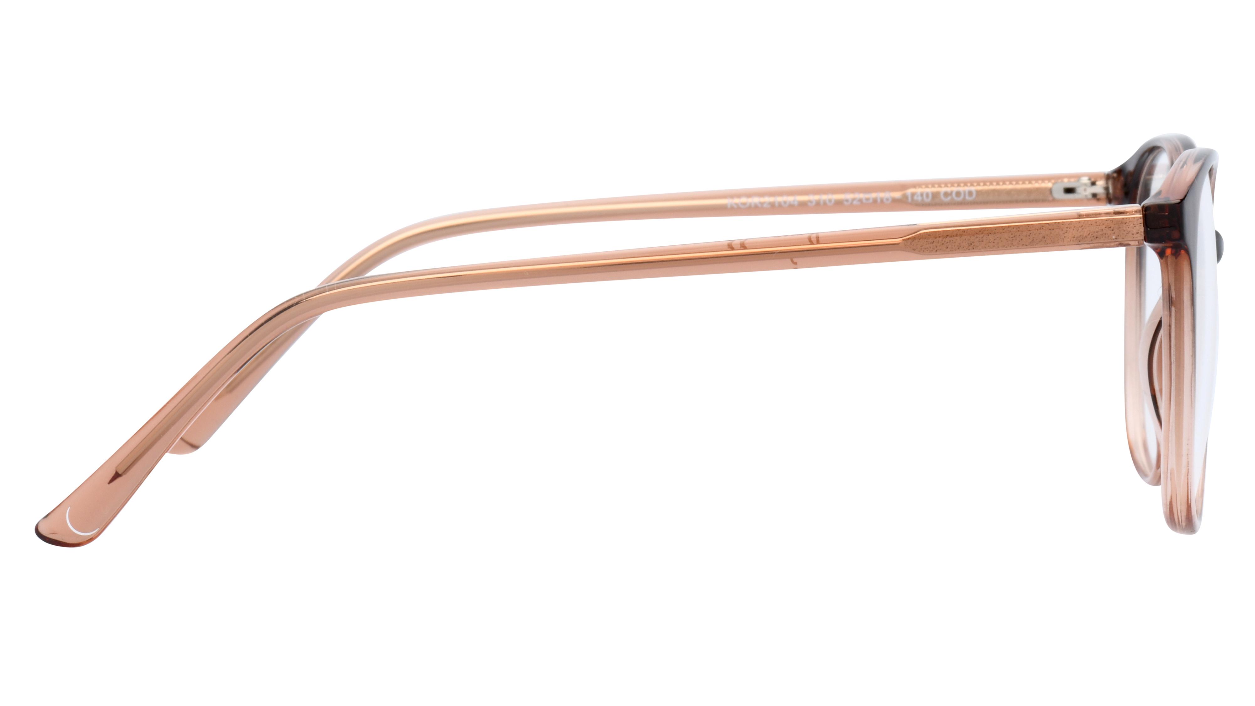 Lunettes de vue Signature Krys Femme Marron Pantos Kor2104 Droite