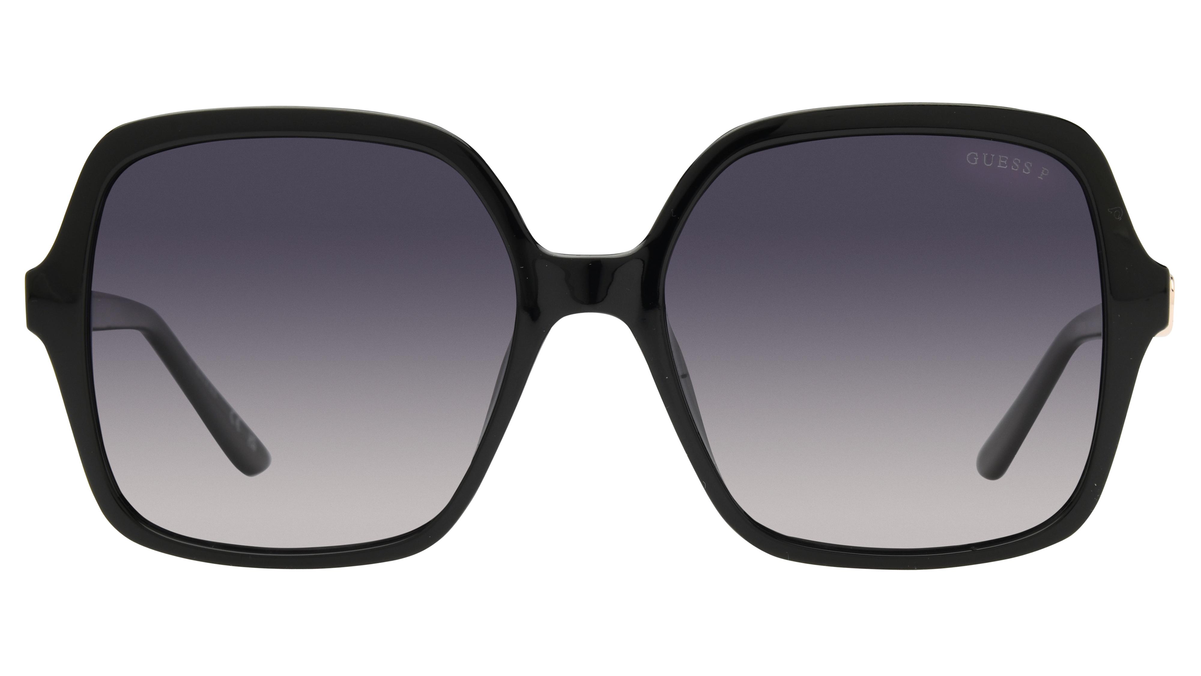 Lunettes de soleil Guess Femme Noir Carré Gu00190 Face