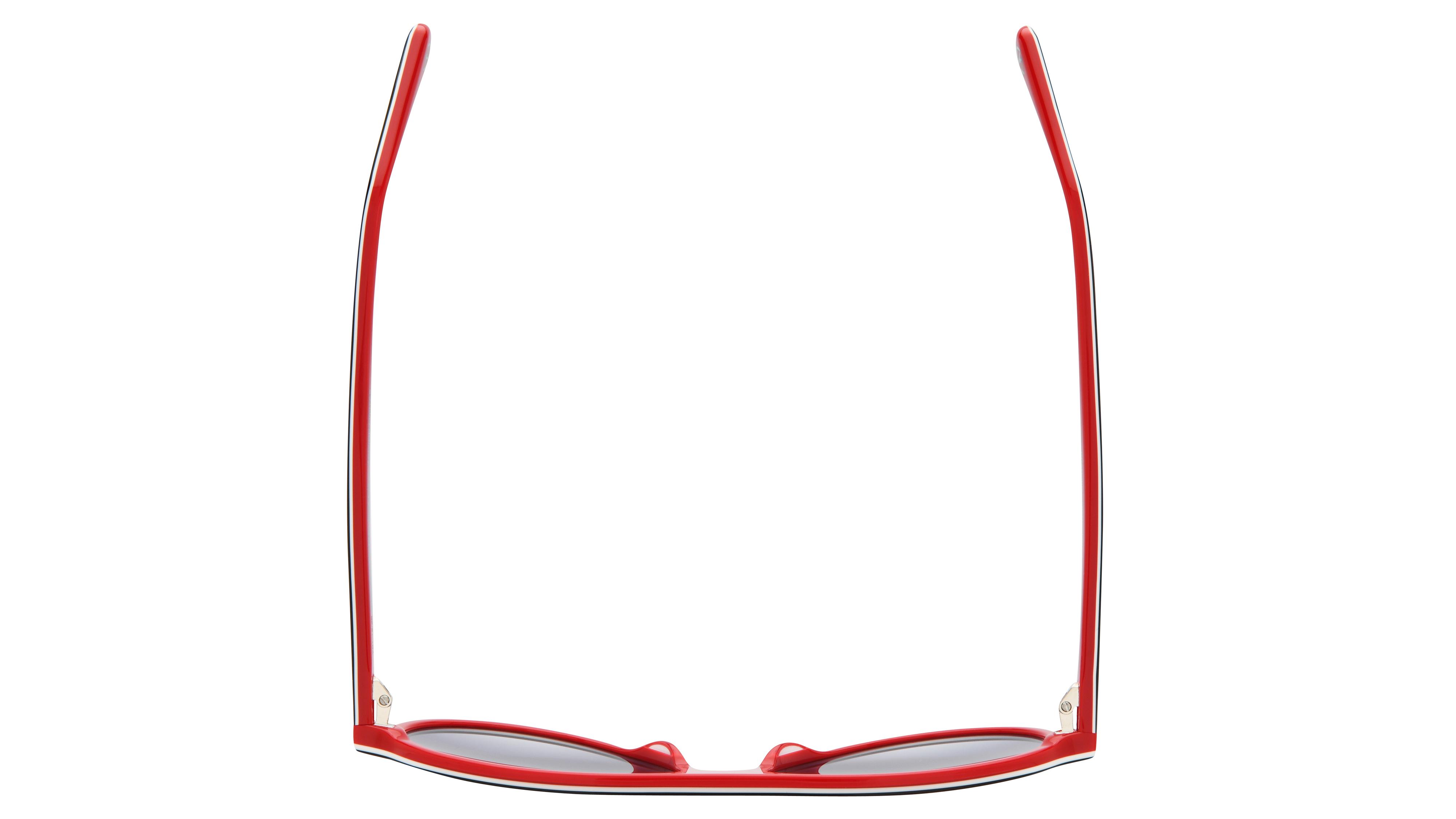 Lunettes de soleil Signature Krys Homme Noir Aviateur Brad Dessus