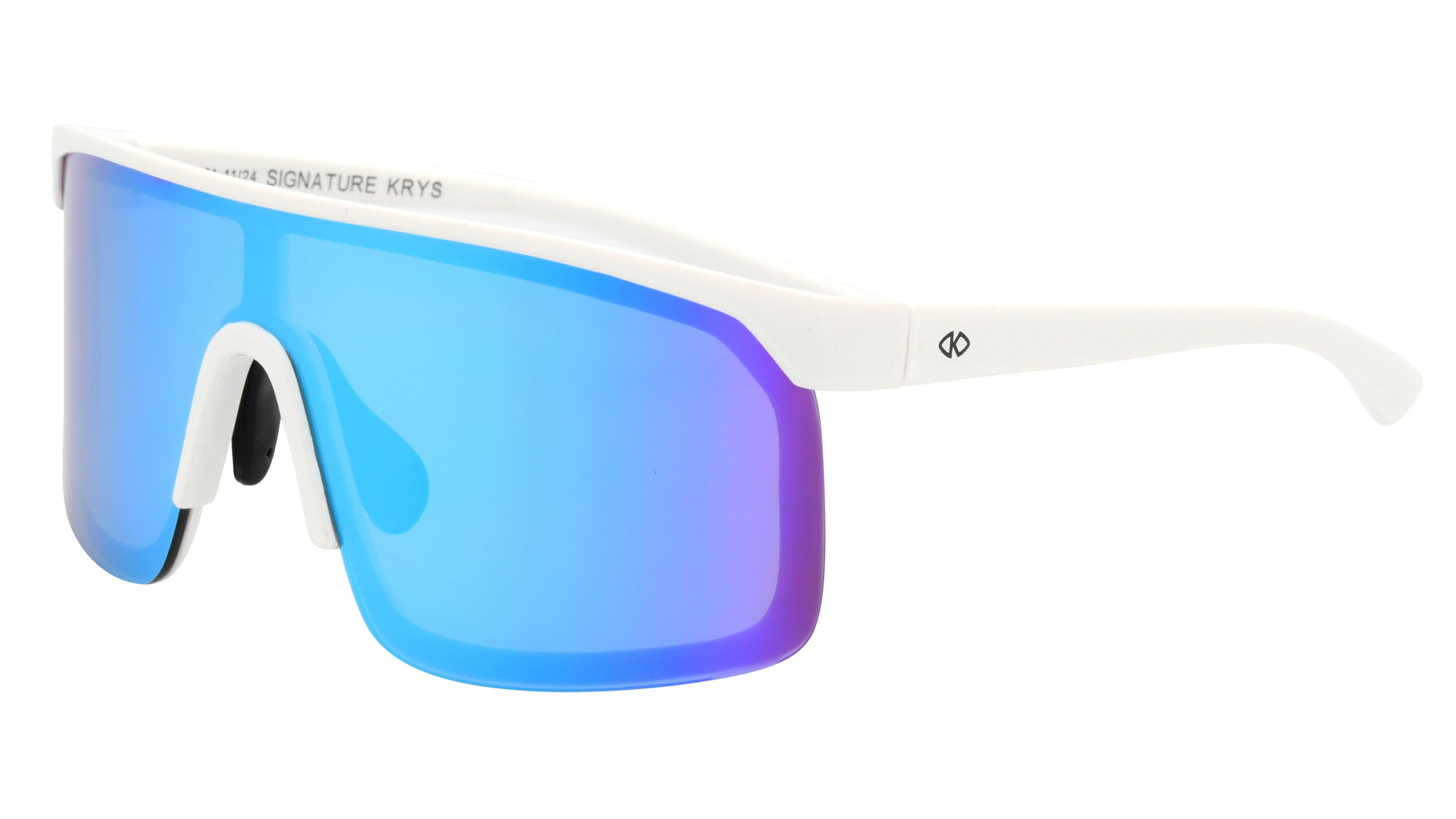 Lunettes de soleil Signature Krys Mixte Blanc Aviateur Skj2409-A Trois-Quart