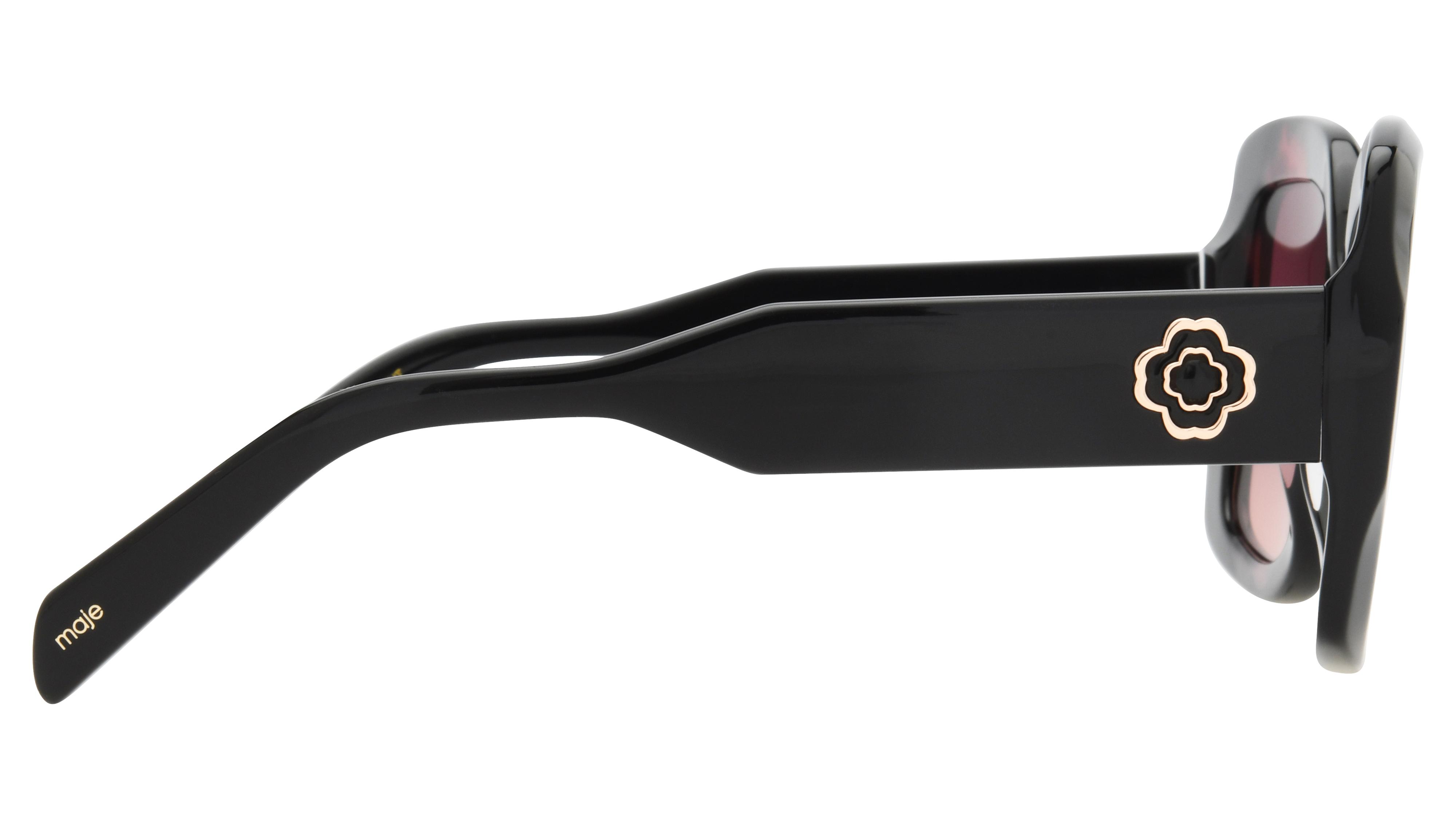 Lunettes de soleil Maje Femme Rouge Carré MJ5068 Droite
