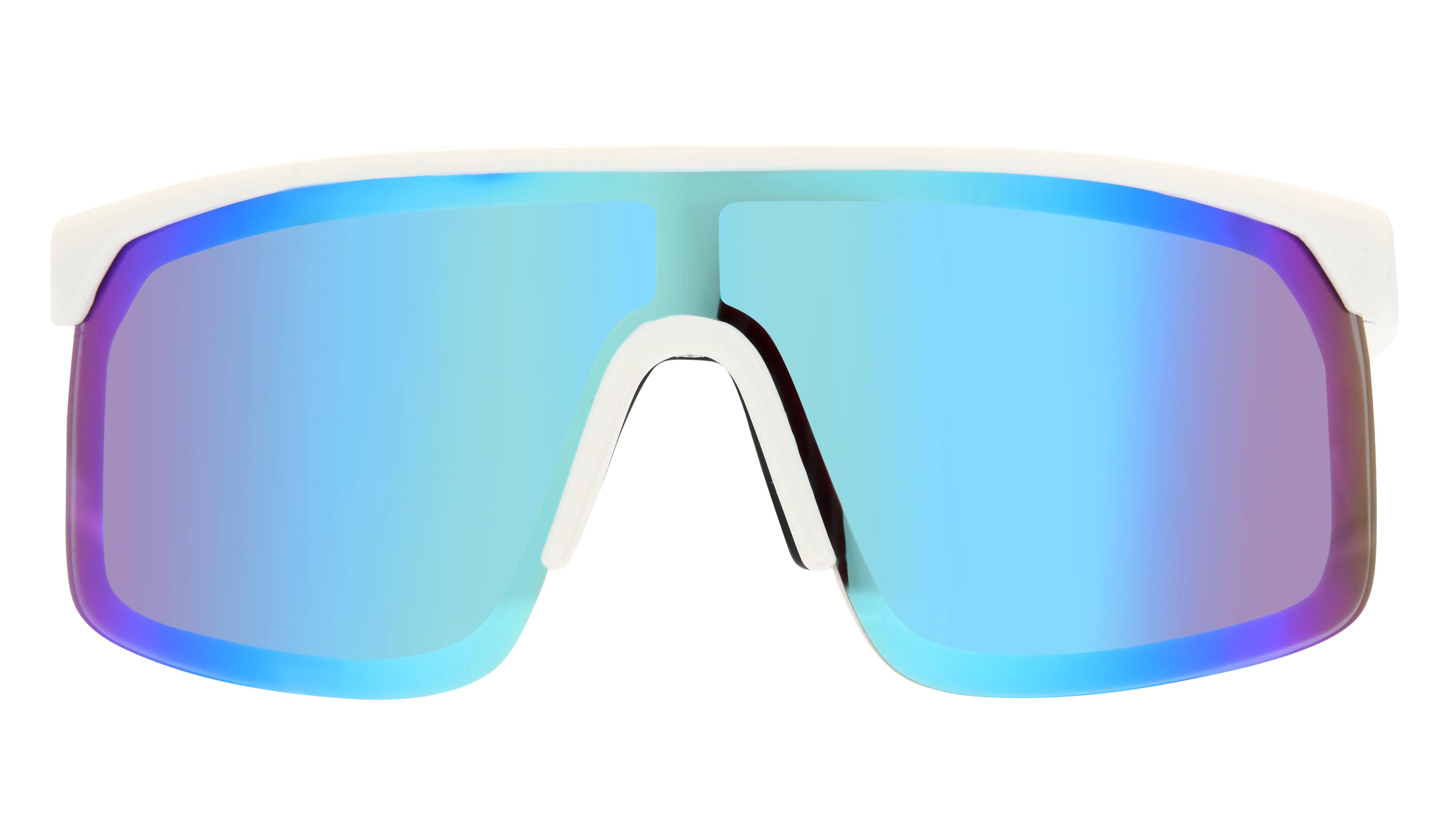 Lunettes de soleil Signature Krys Mixte Blanc Aviateur Skj2409-A Face