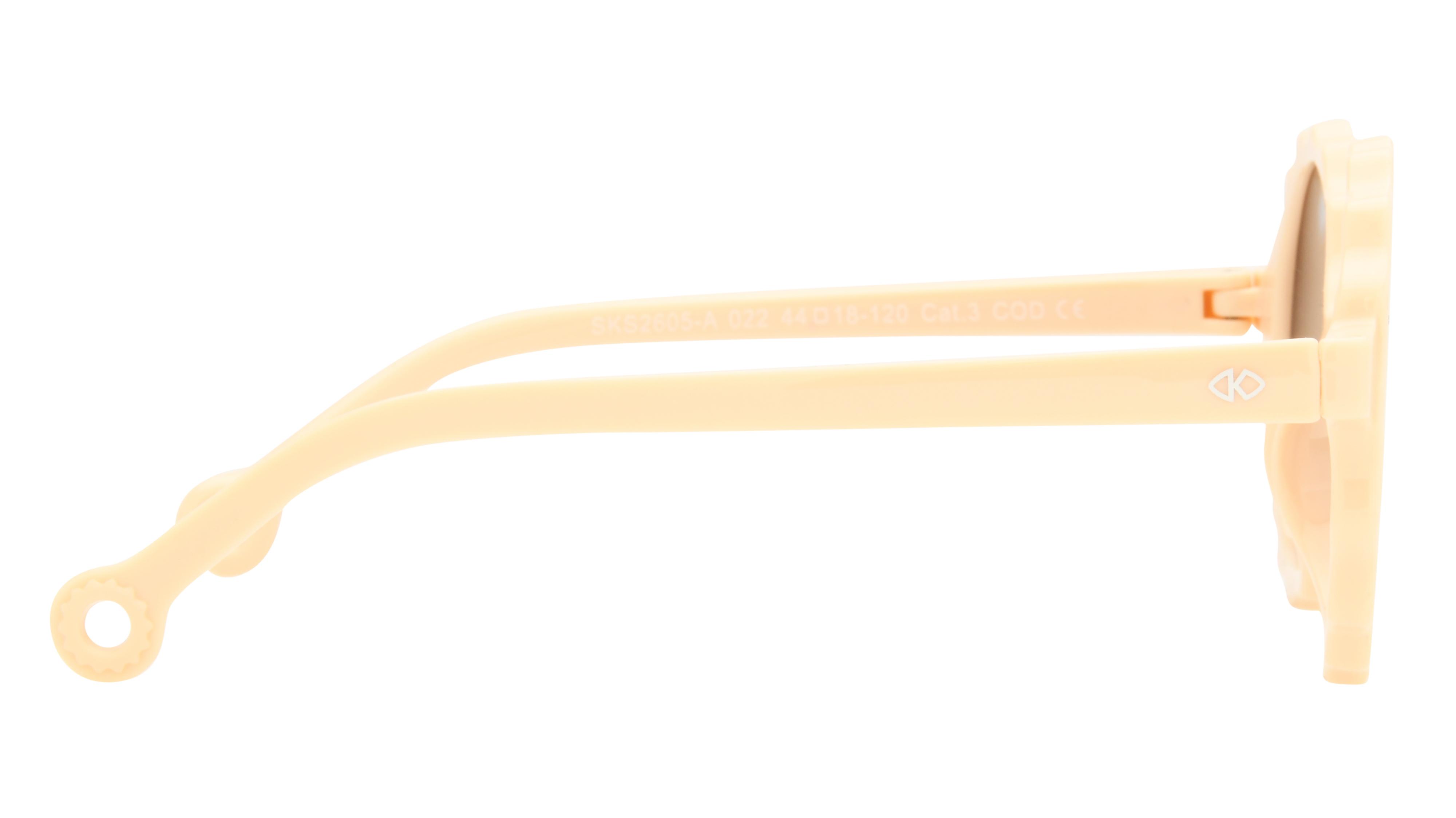 Lunettes de soleil Signature Krys Enfant Marron Ronde sks2605-a Droite