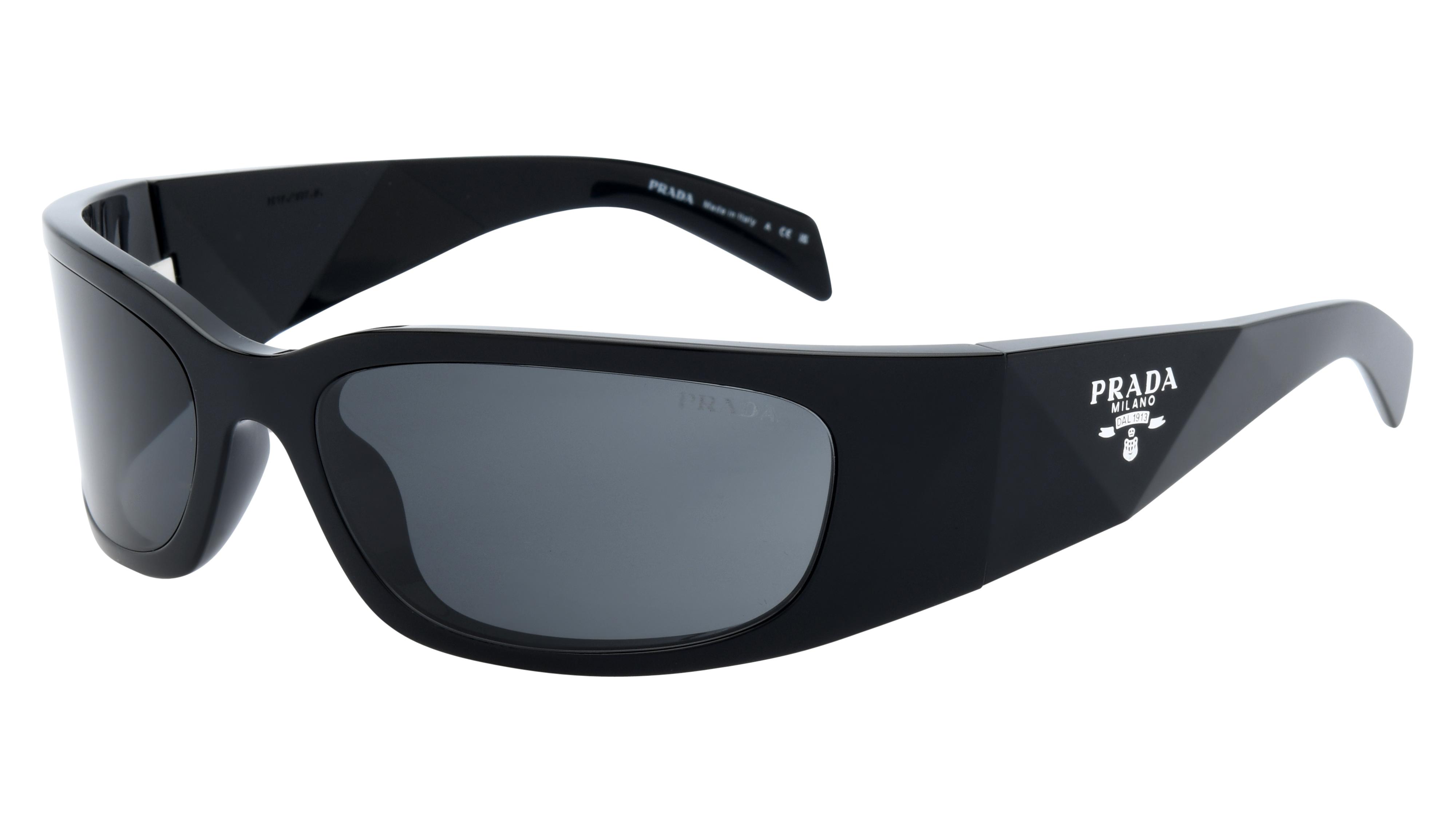 Lunettes de soleil Prada Femme Noir Papillon Pra14S Trois-Quart
