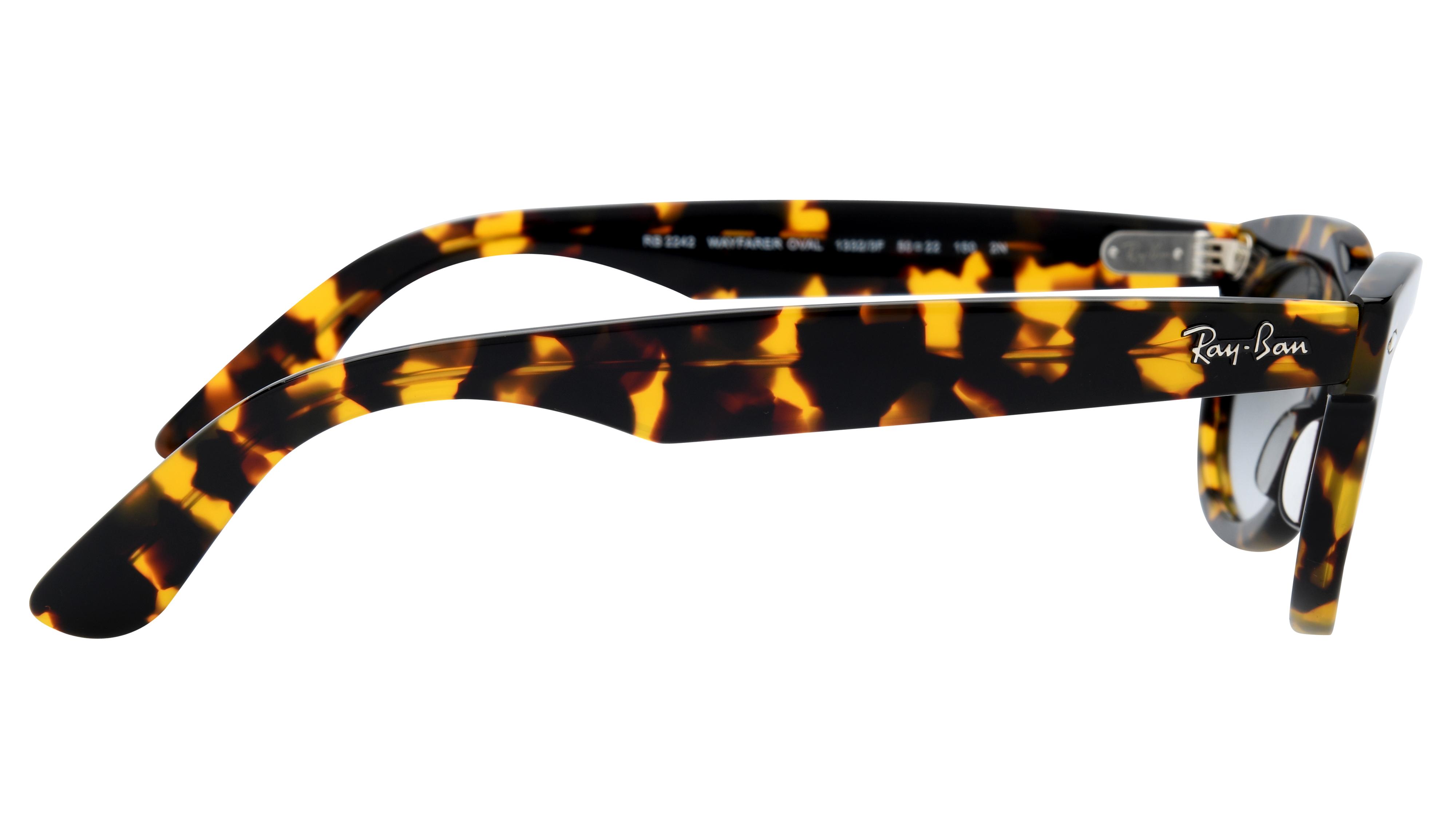 Lunettes de soleil Ray-Ban Mixte Écaille Ovale RB2242 Droite