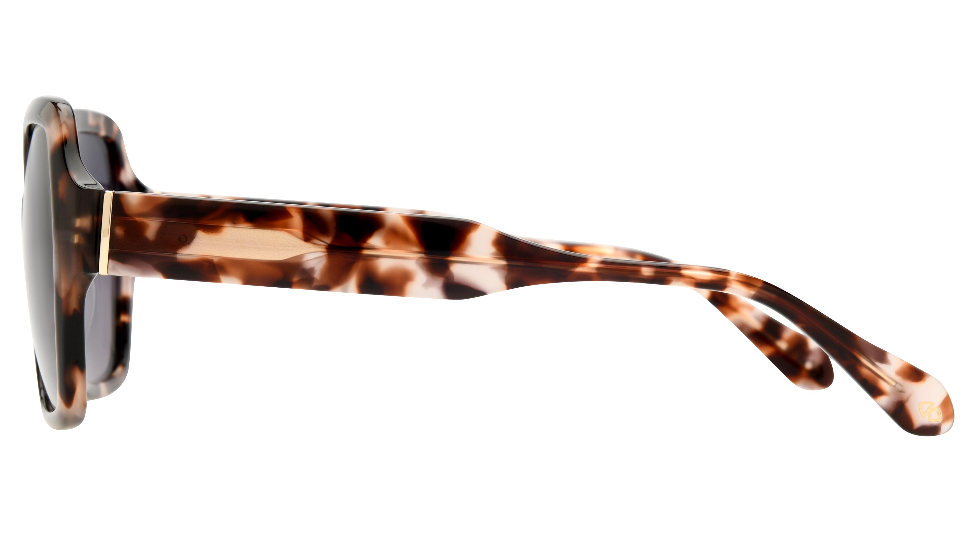 Lunettes de soleil Signature Krys Femme Écaille Carré Skj2528-D Gauche