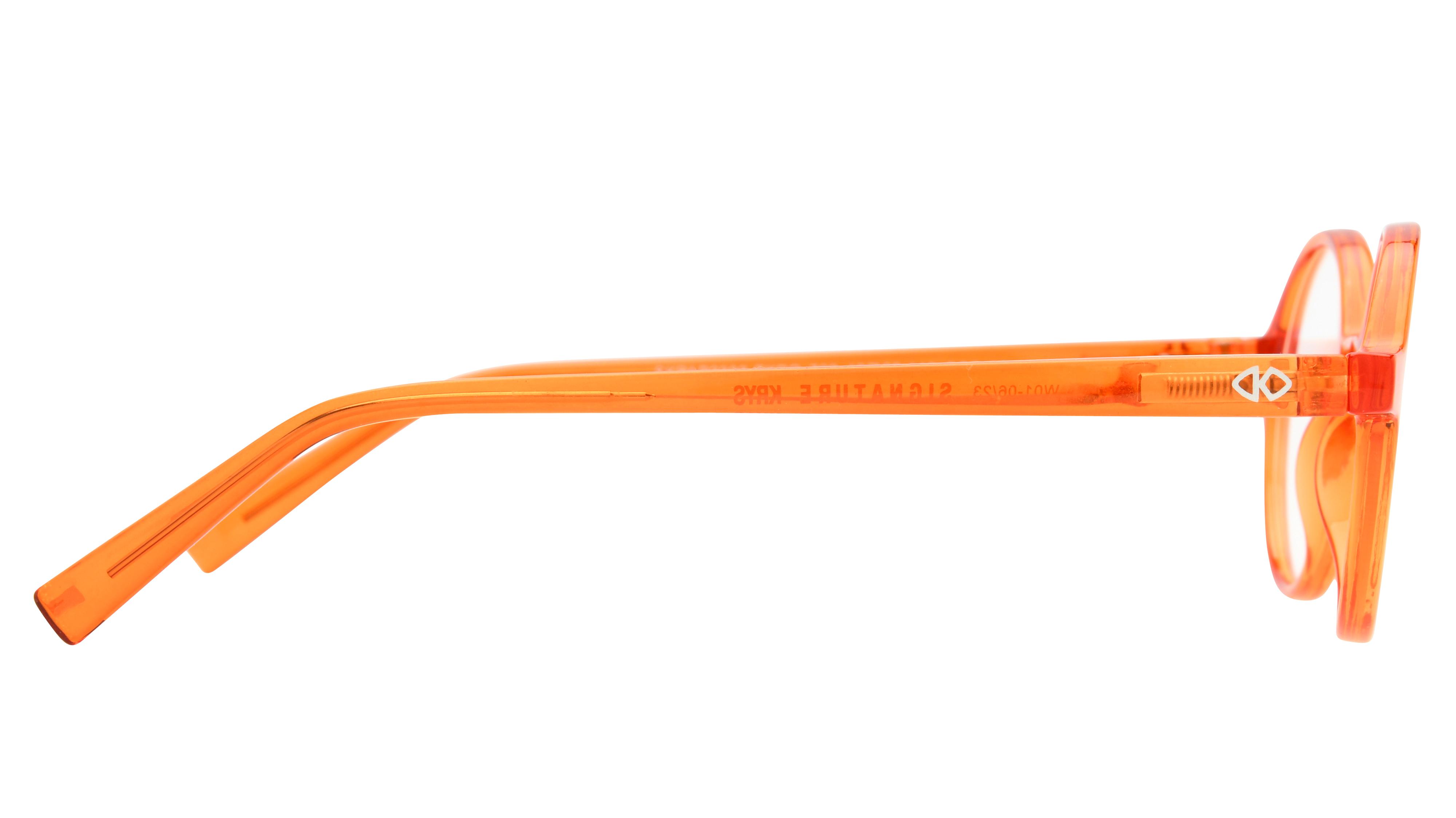 Lunettes de lecture Signature Krys  Orange Ronde Skpap-L2303 Droite