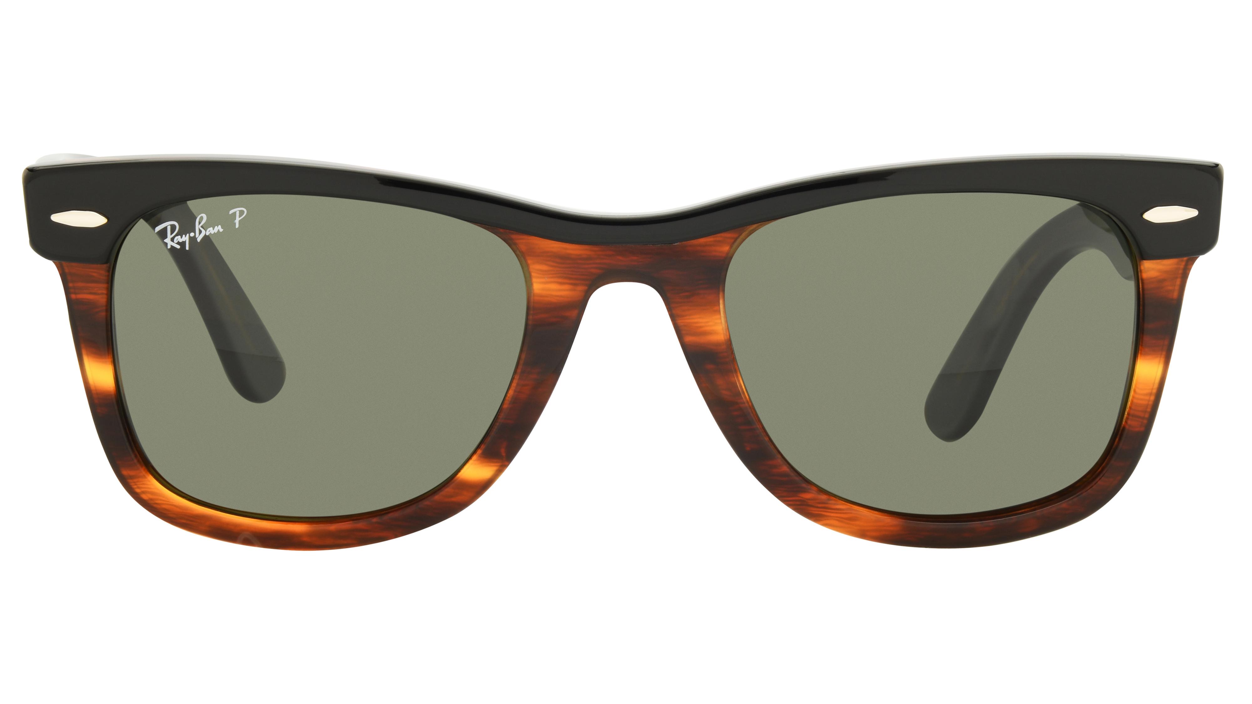 Lunettes de soleil Ray-Ban Mixte Écaille Carré RB2240 Face