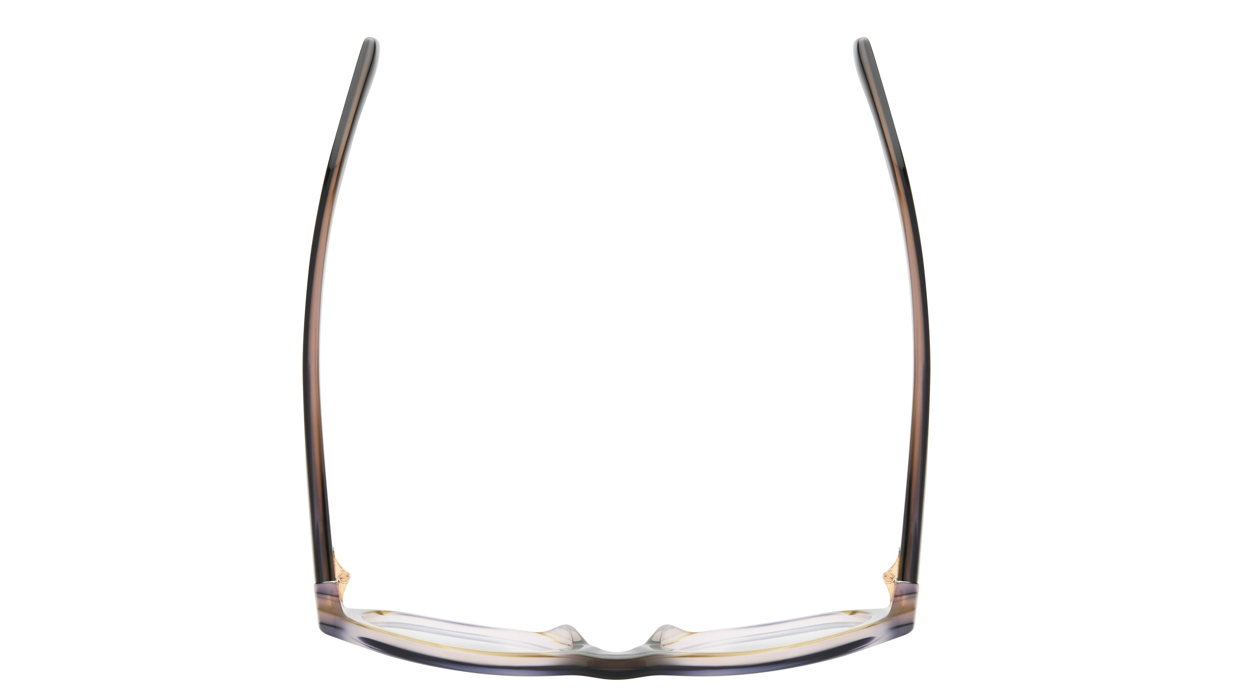 Lunettes de vue Prada Femme Marron Aviateur Prc12V Dessus