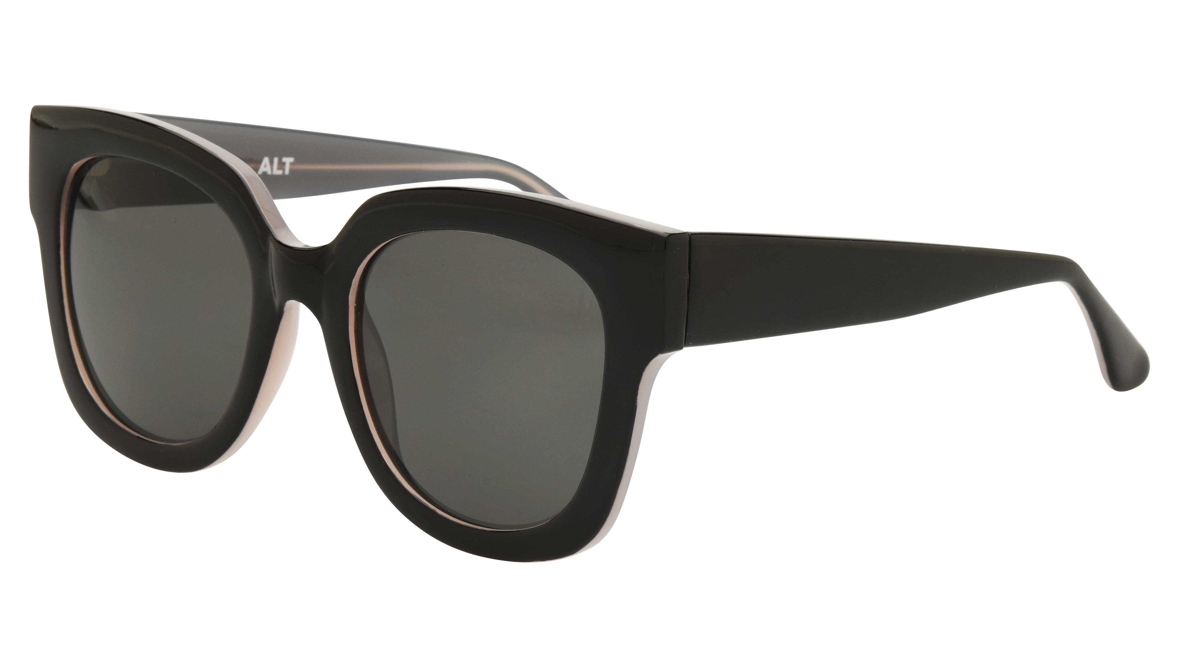 Lunettes de soleil Alternance Femme Noir Papillon alt26203 Trois-Quart