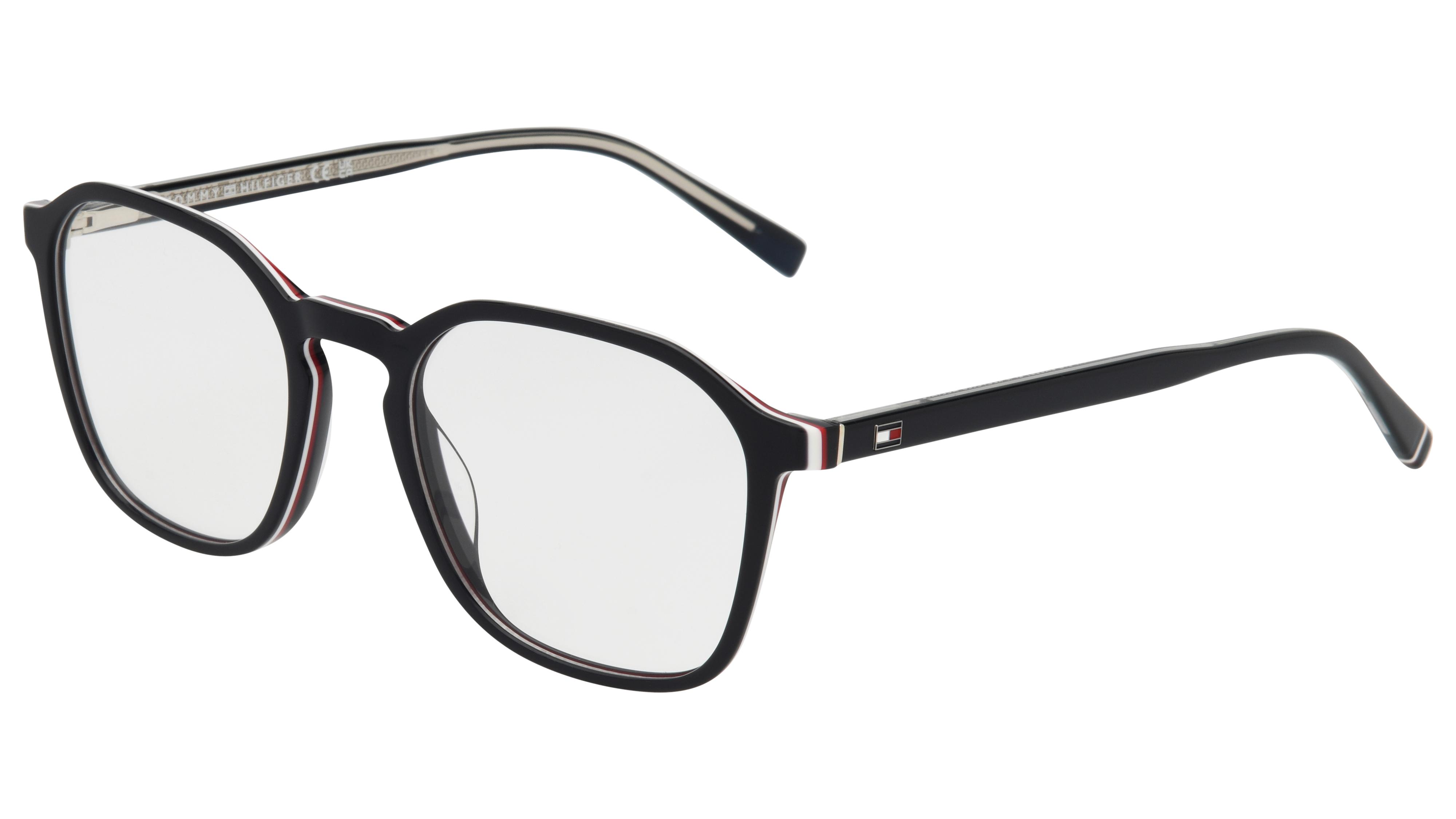 Lunettes de vue Tommy Hilfiger Homme Bleu Carré Th2271 Trois-Quart
