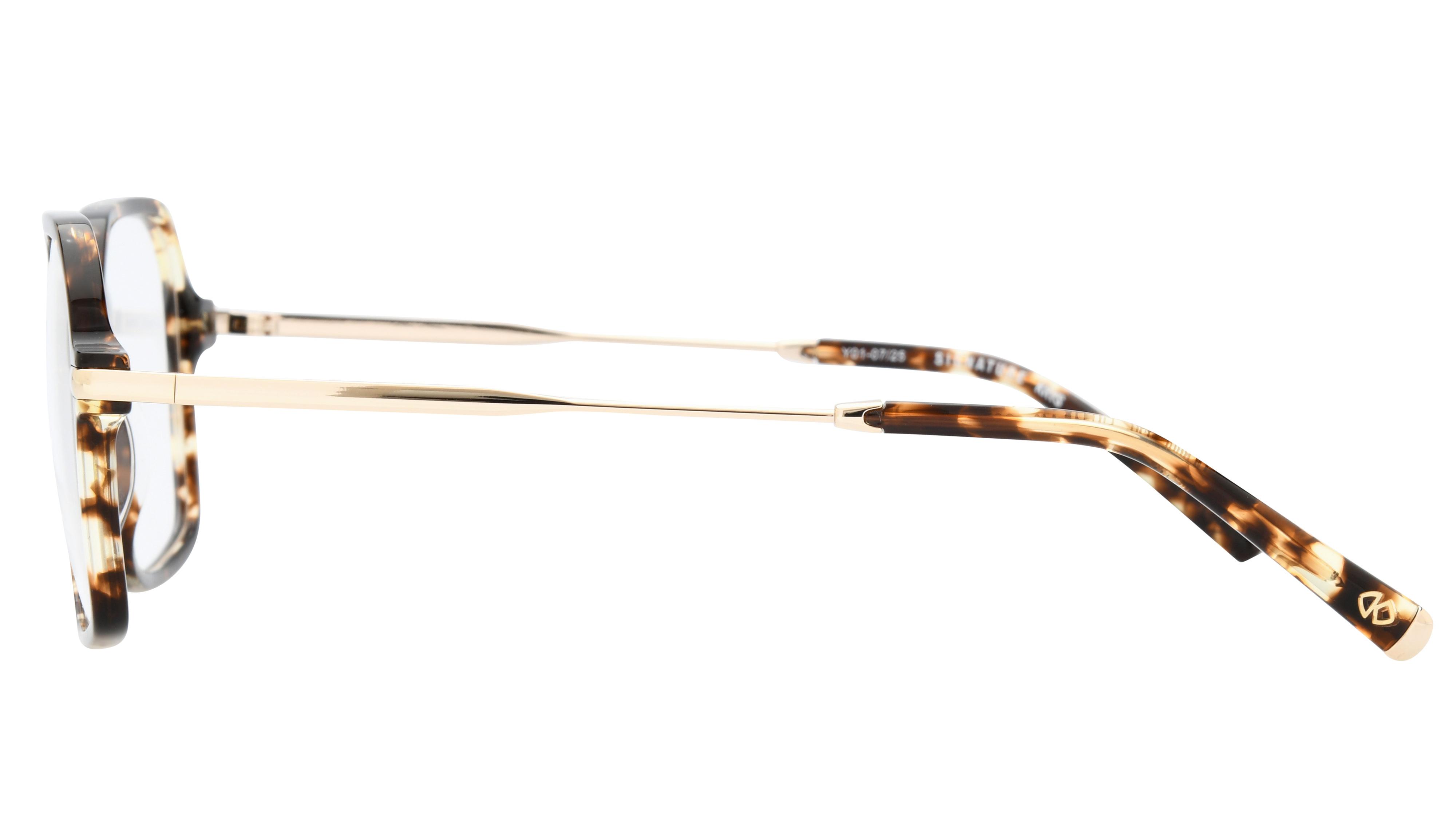 Lunettes de vue Signature Krys Femme Écaille Carré Ml2605 Gauche