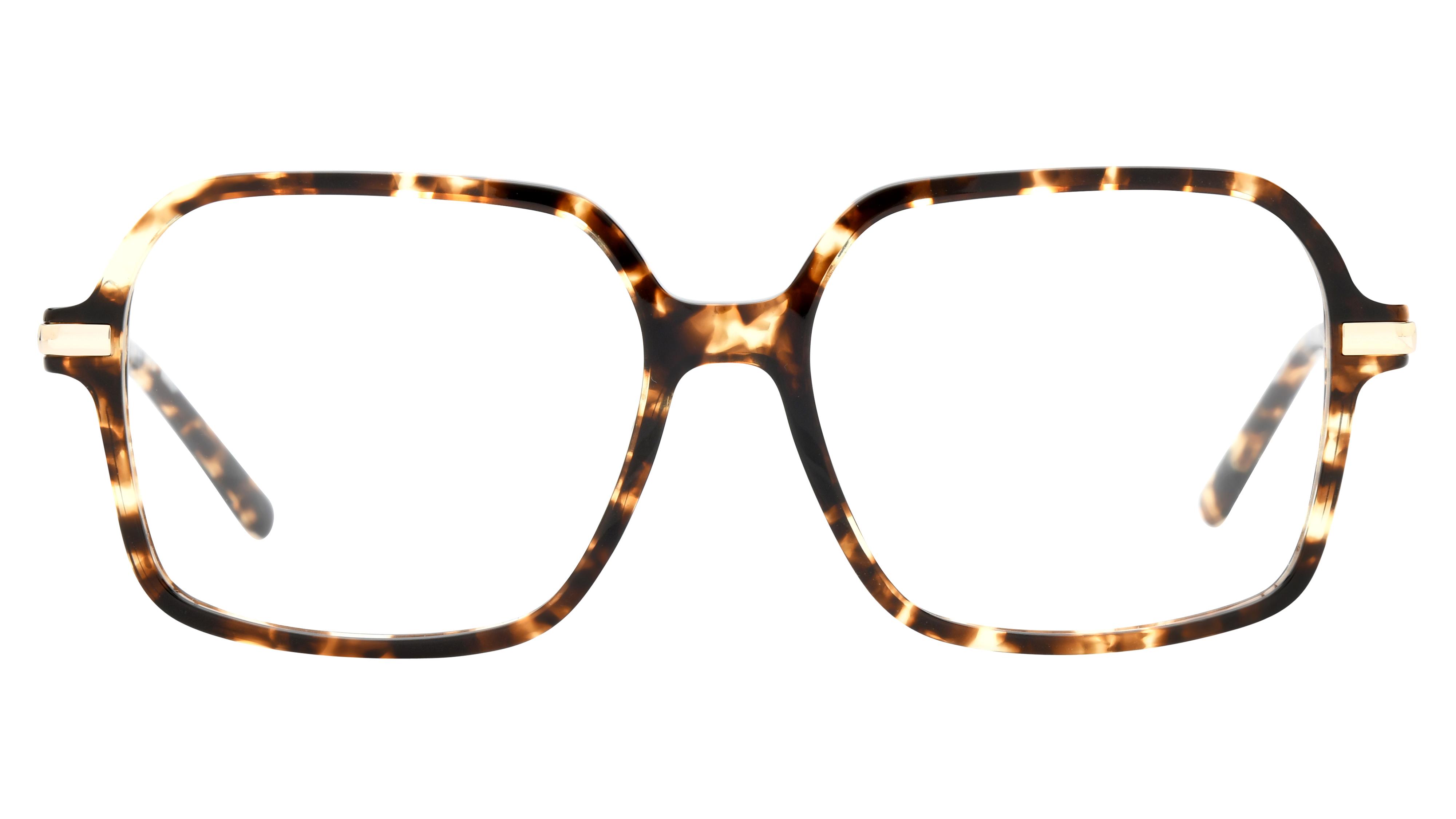 Lunettes de vue Signature Krys Femme Écaille Carré Ml2605 Face