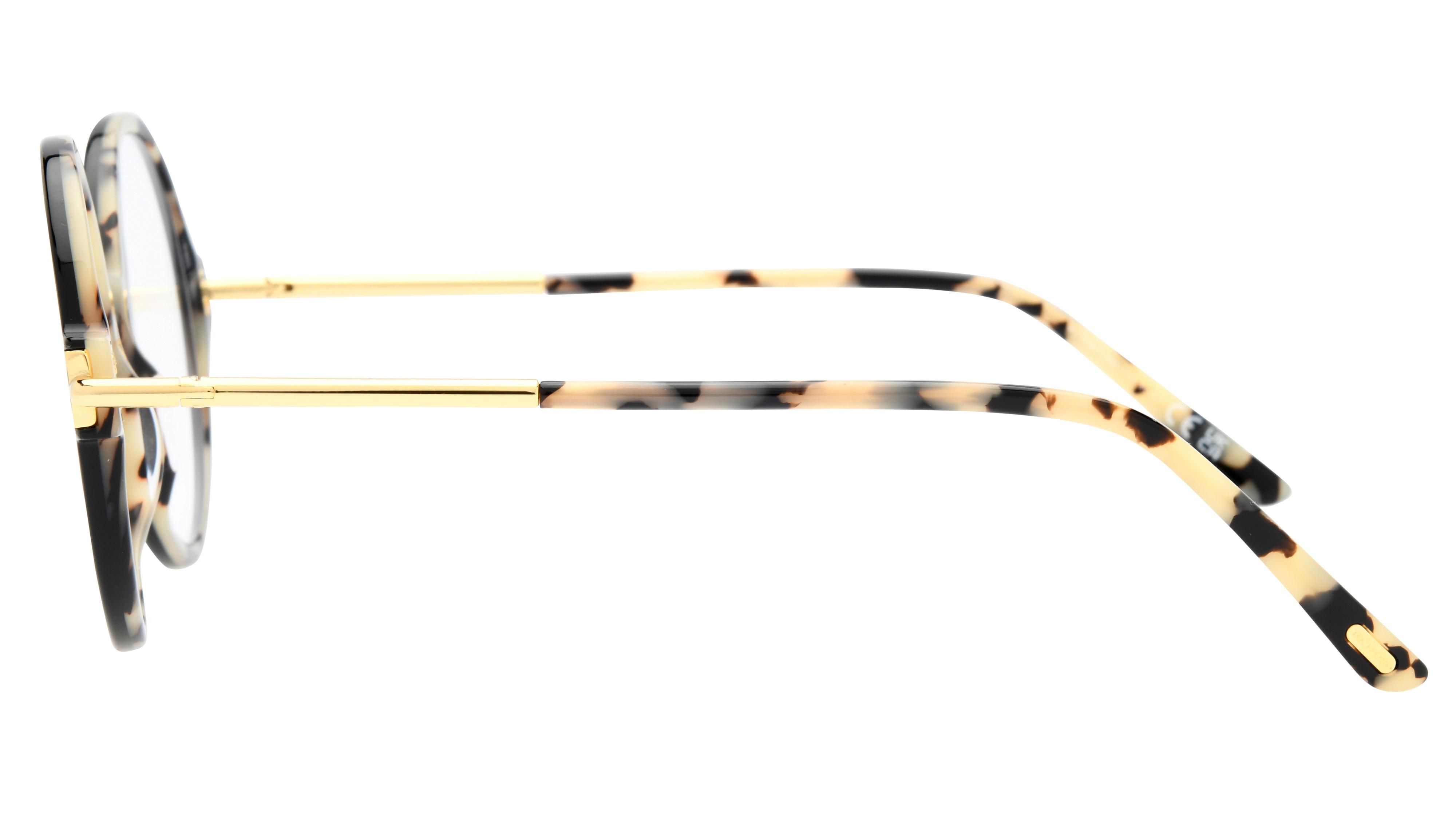 Lunettes de vue Tom Ford Femme Noir Ronde Tf5914-B Gauche