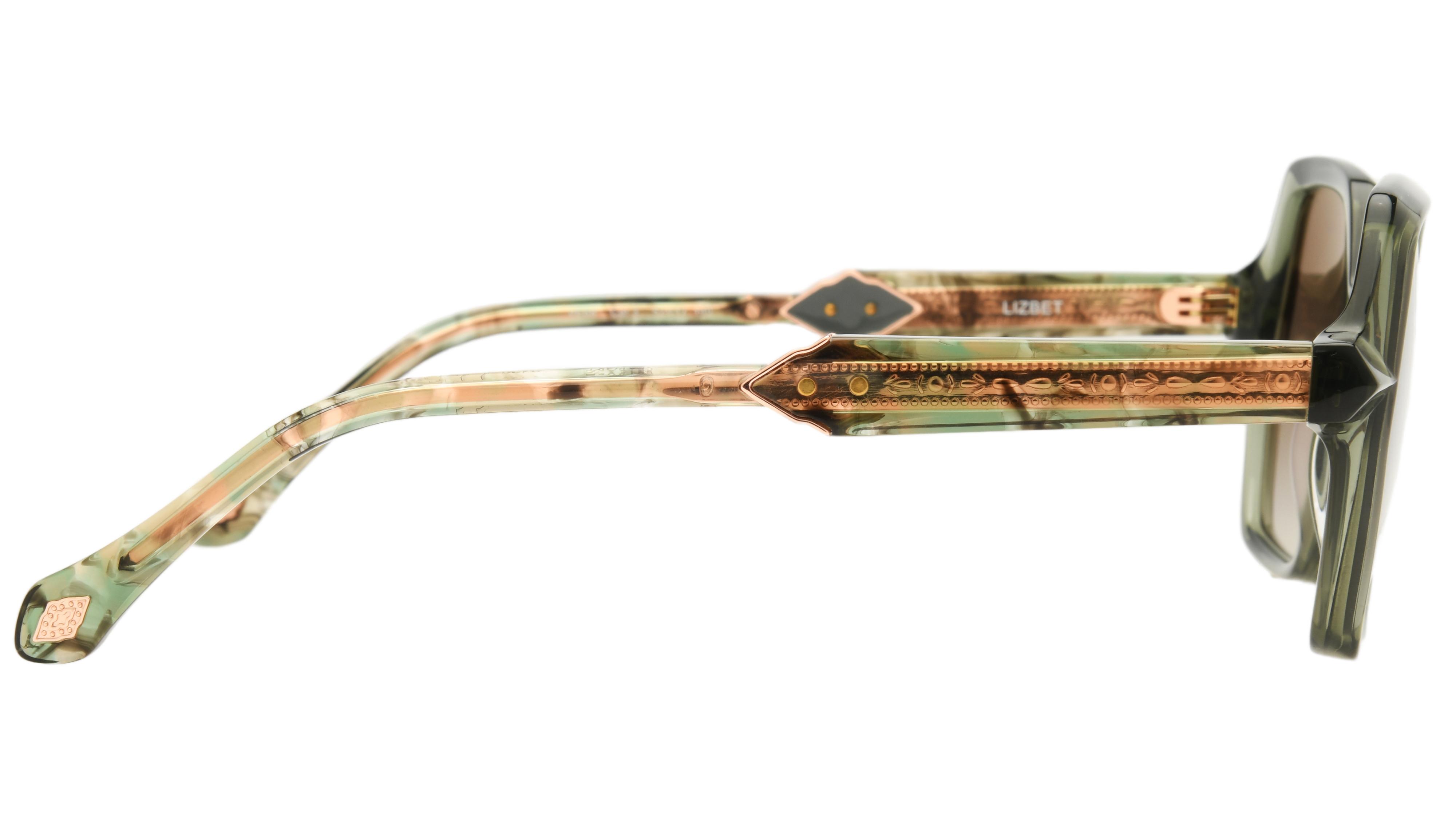 Lunettes de soleil ba&sh Femme Transparent Rectangle LIZBET Droite