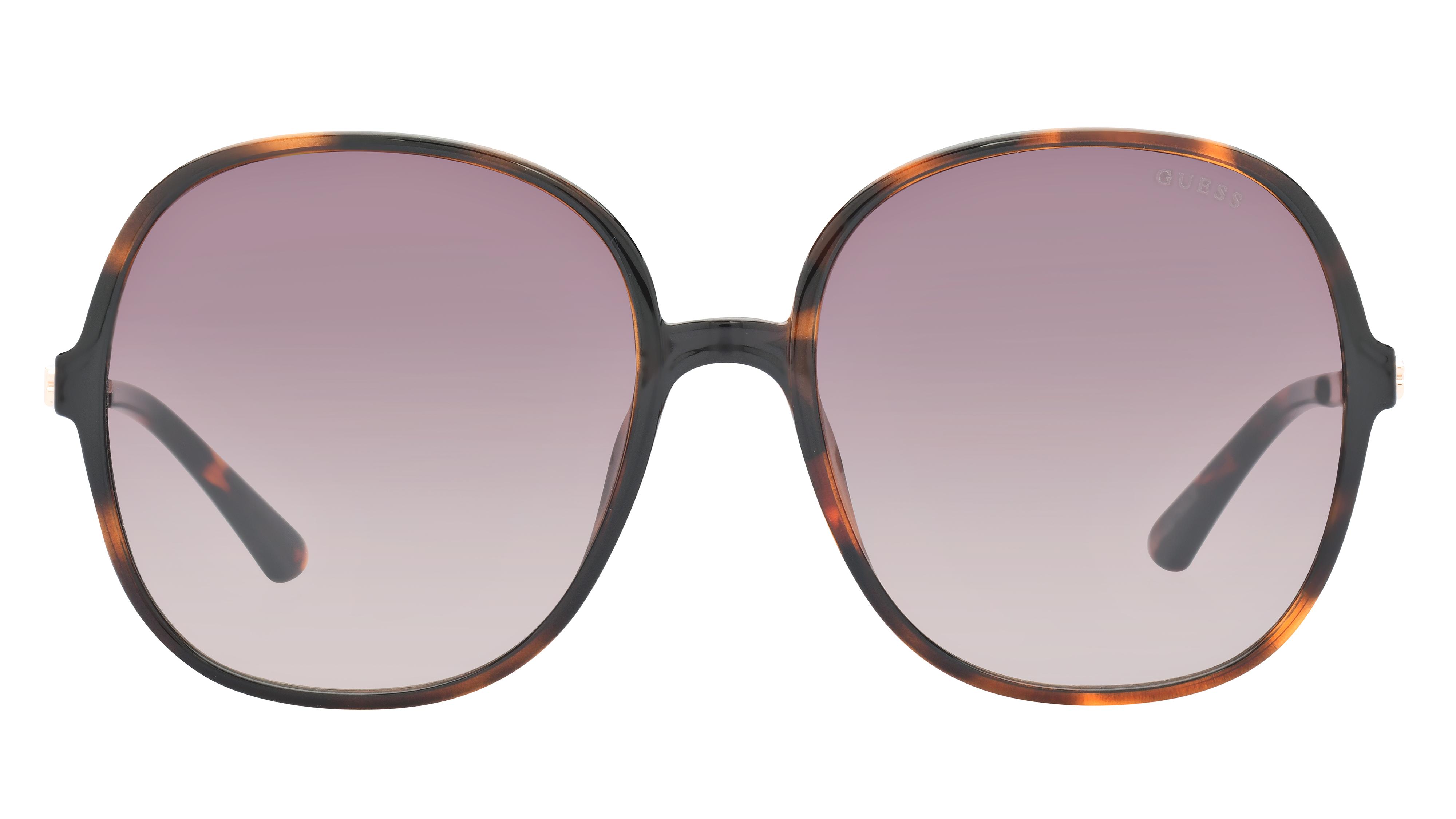 Lunettes de soleil Guess Gu7844 52F Ecaille Fonce Ronde Krys