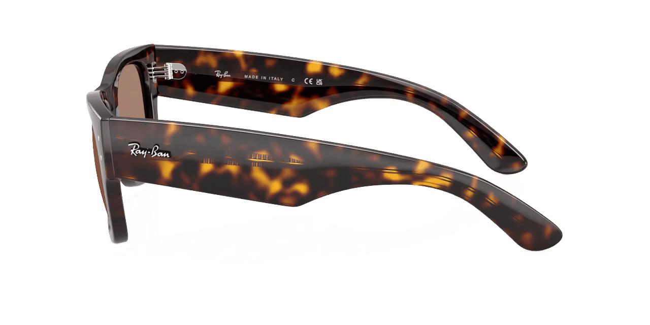 Lunettes de soleil Ray-Ban Mixte Écaille Carré RB0840S Droite