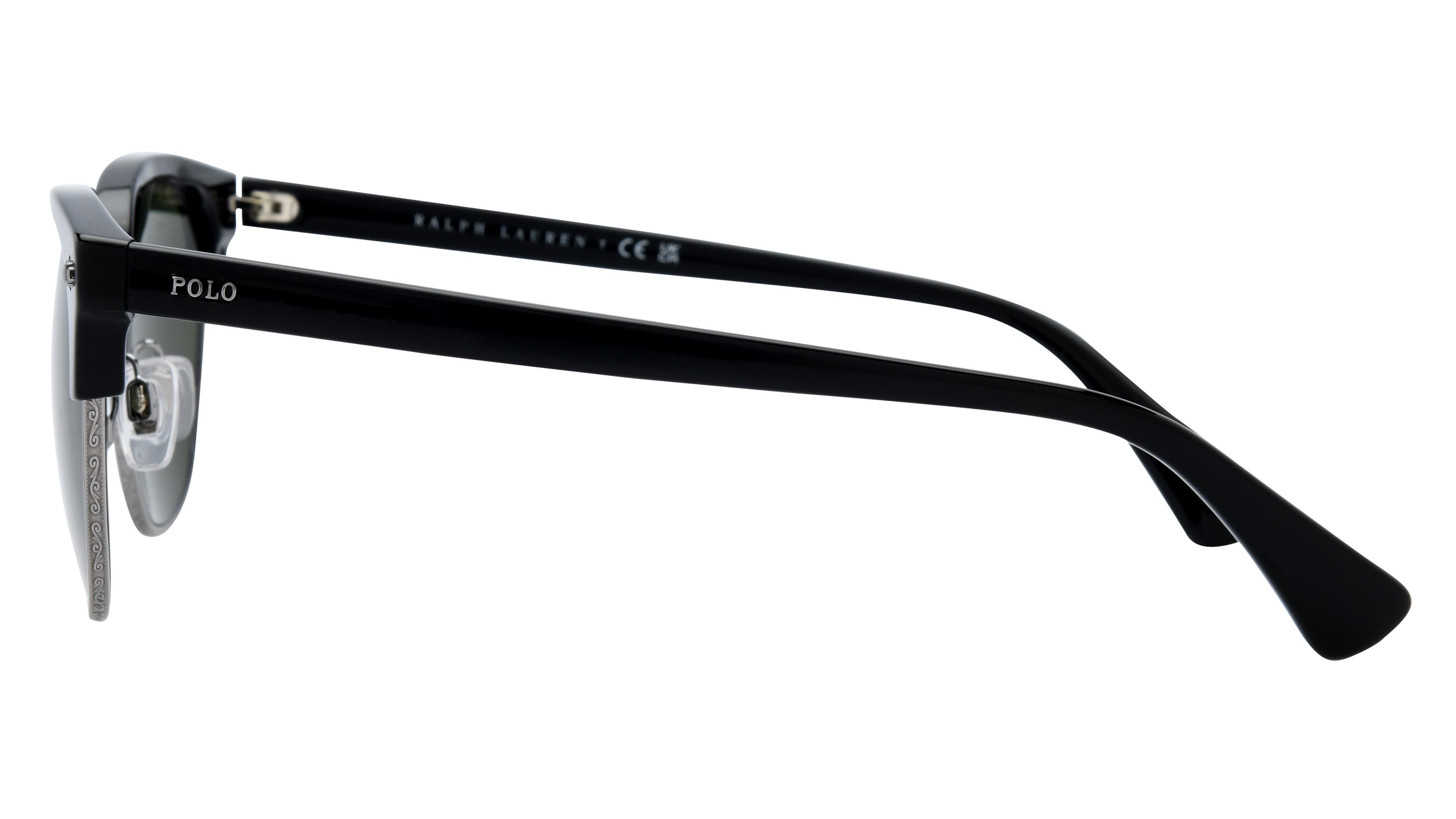 Lunettes de soleil Polo Ralph Lauren Homme Noir Ronde PH4217 Gauche