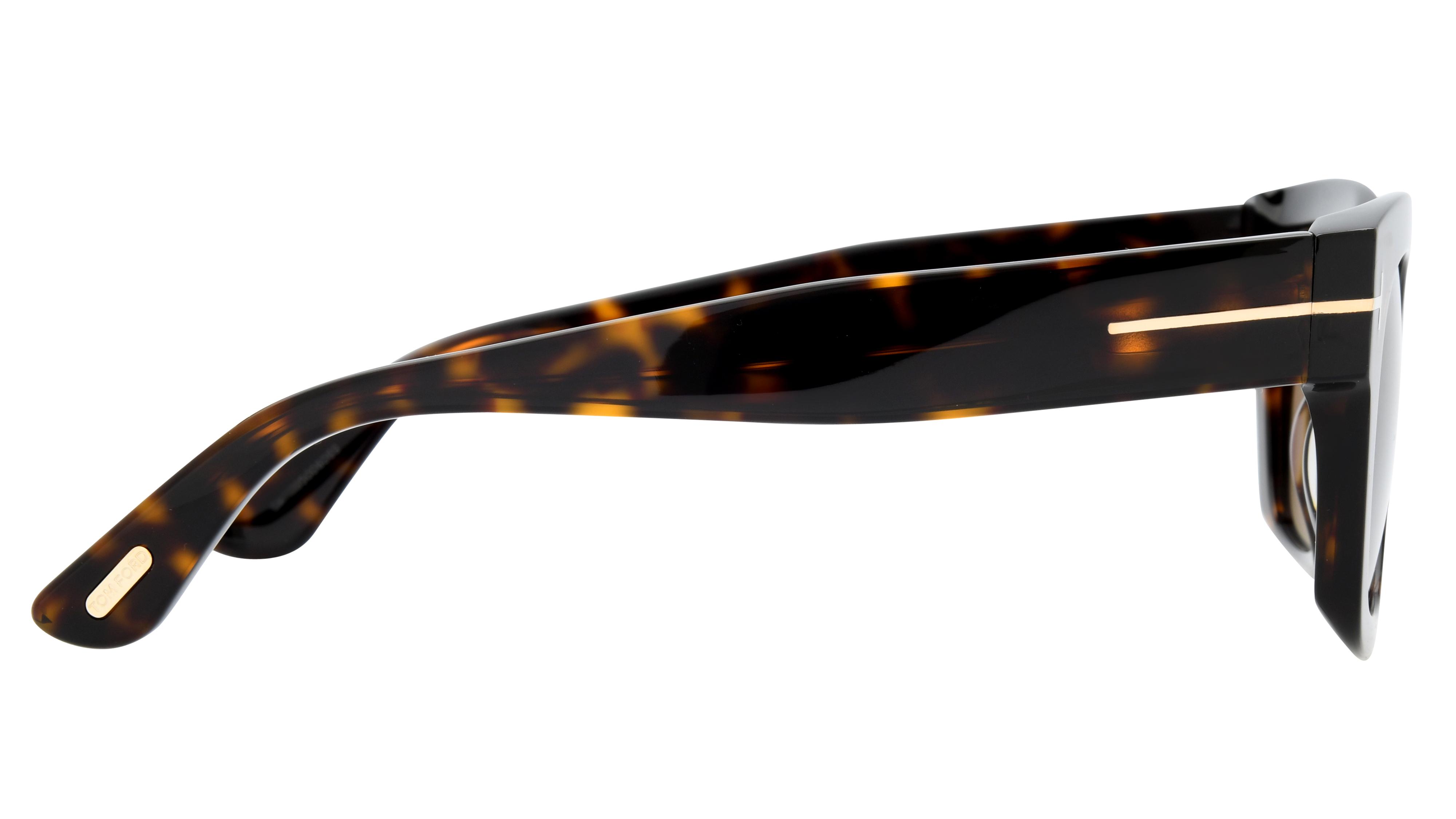 Lunettes de soleil Tom Ford Femme Écaille Carré FT1314 Droite