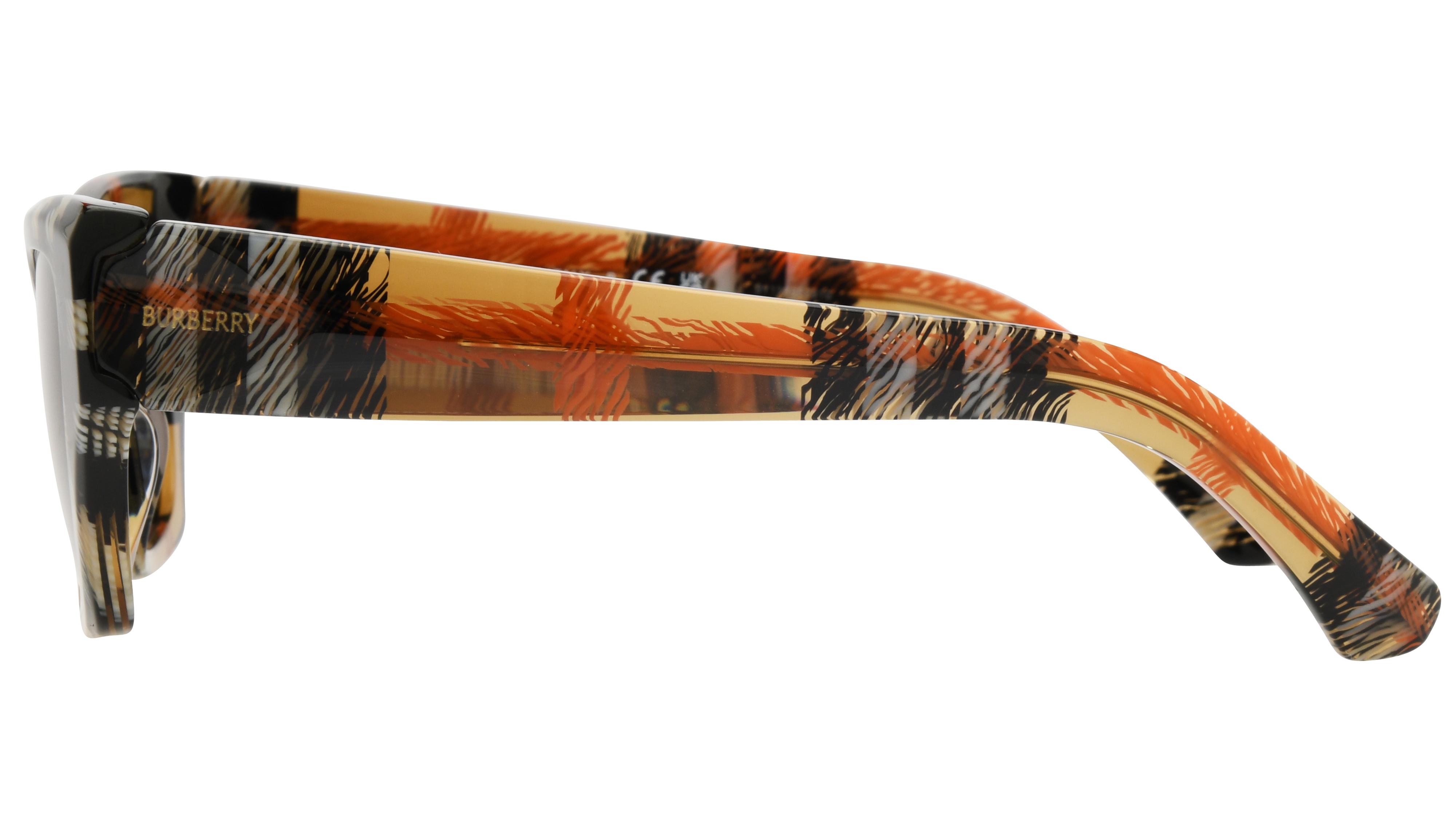 Lunettes de soleil Burberry Femme Marron Papillon BE4441U Gauche