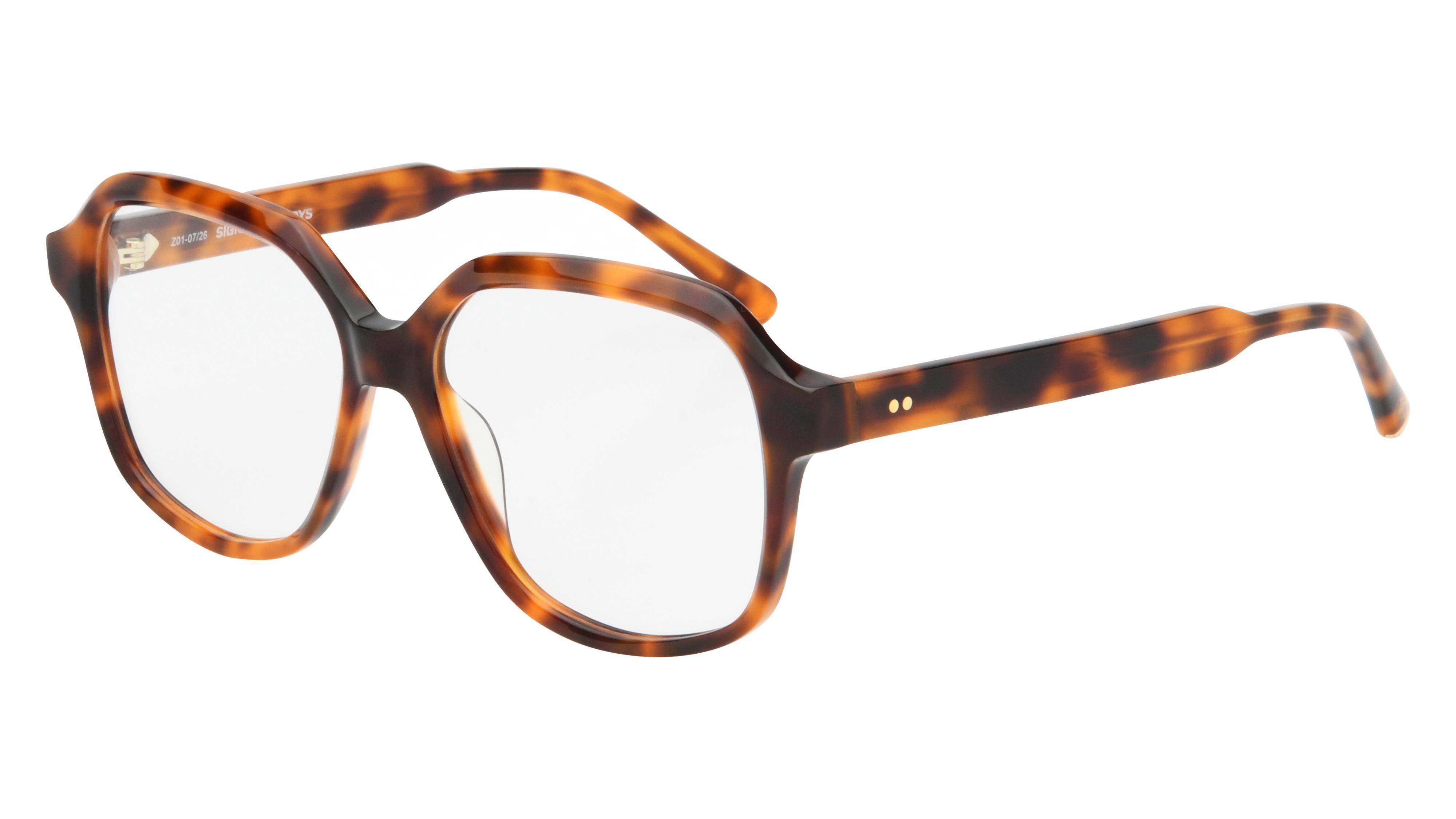 Lunettes de vue Signature Krys Femme Écaille Carré Ml2611 Trois-Quart