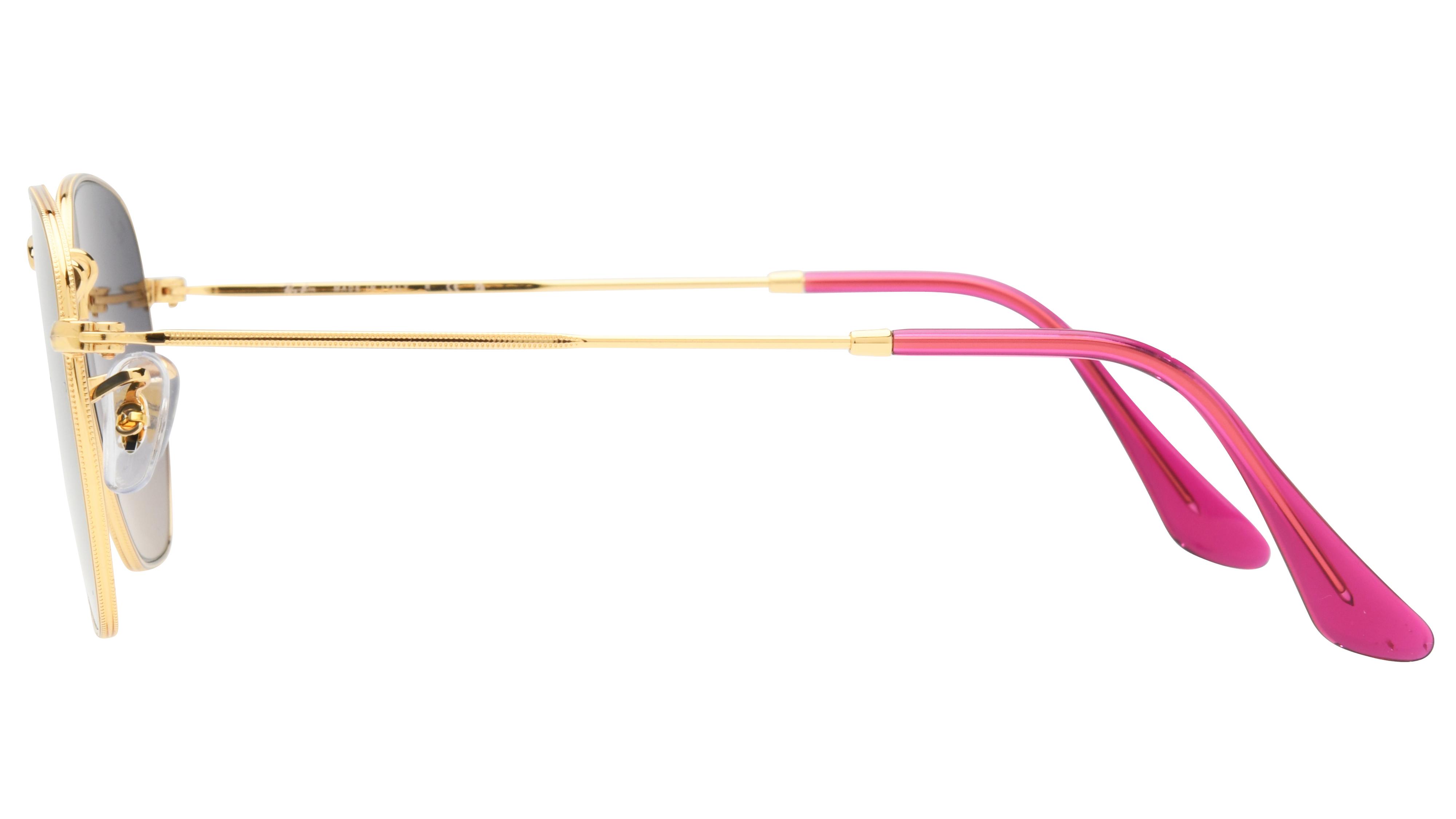 Lunettes de soleil Ray-Ban Mixte Or Carré RB3548N Gauche