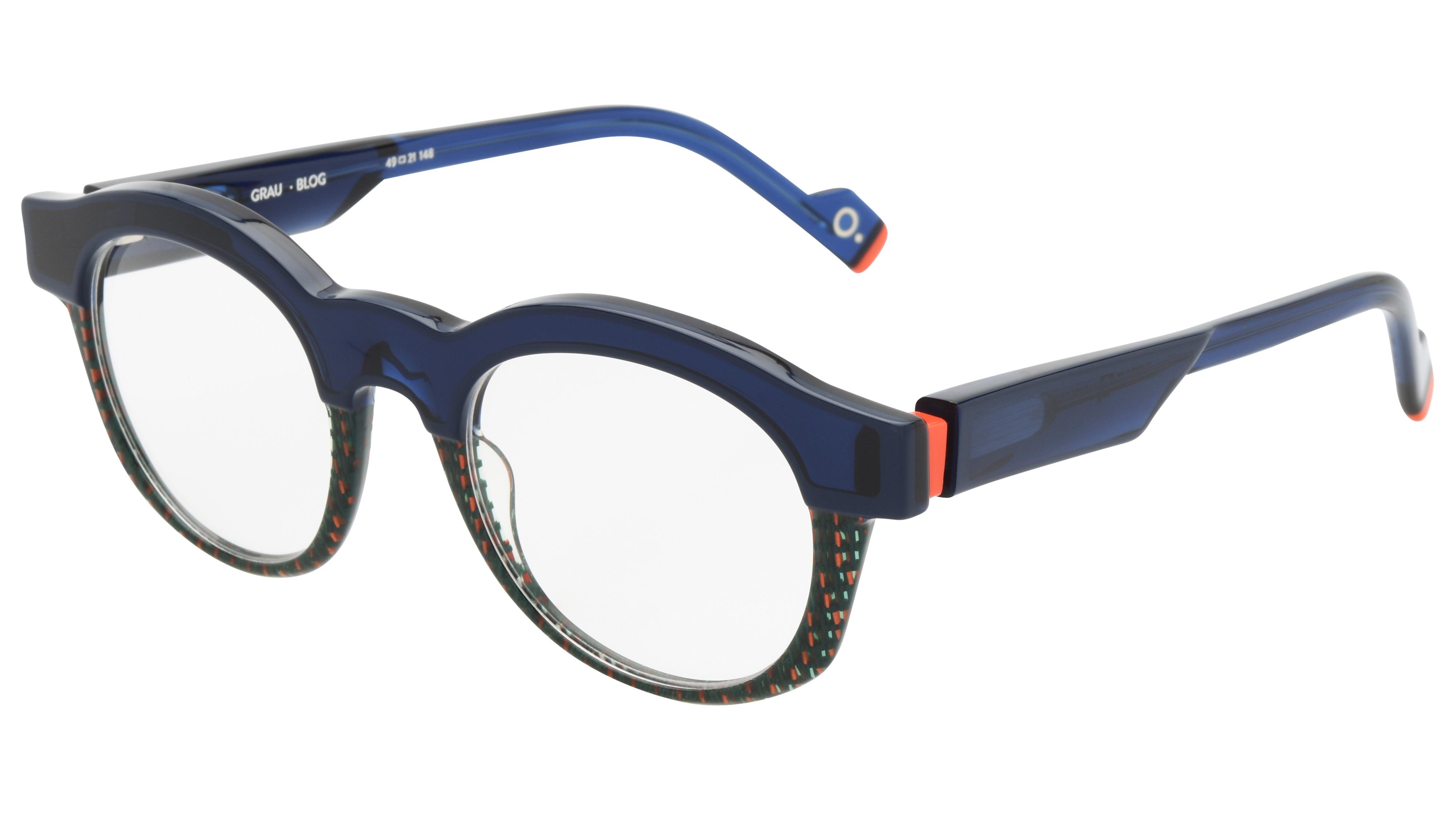 Lunettes de vue Etnia Barcelona Homme Bleu Pantos grau Trois-Quart