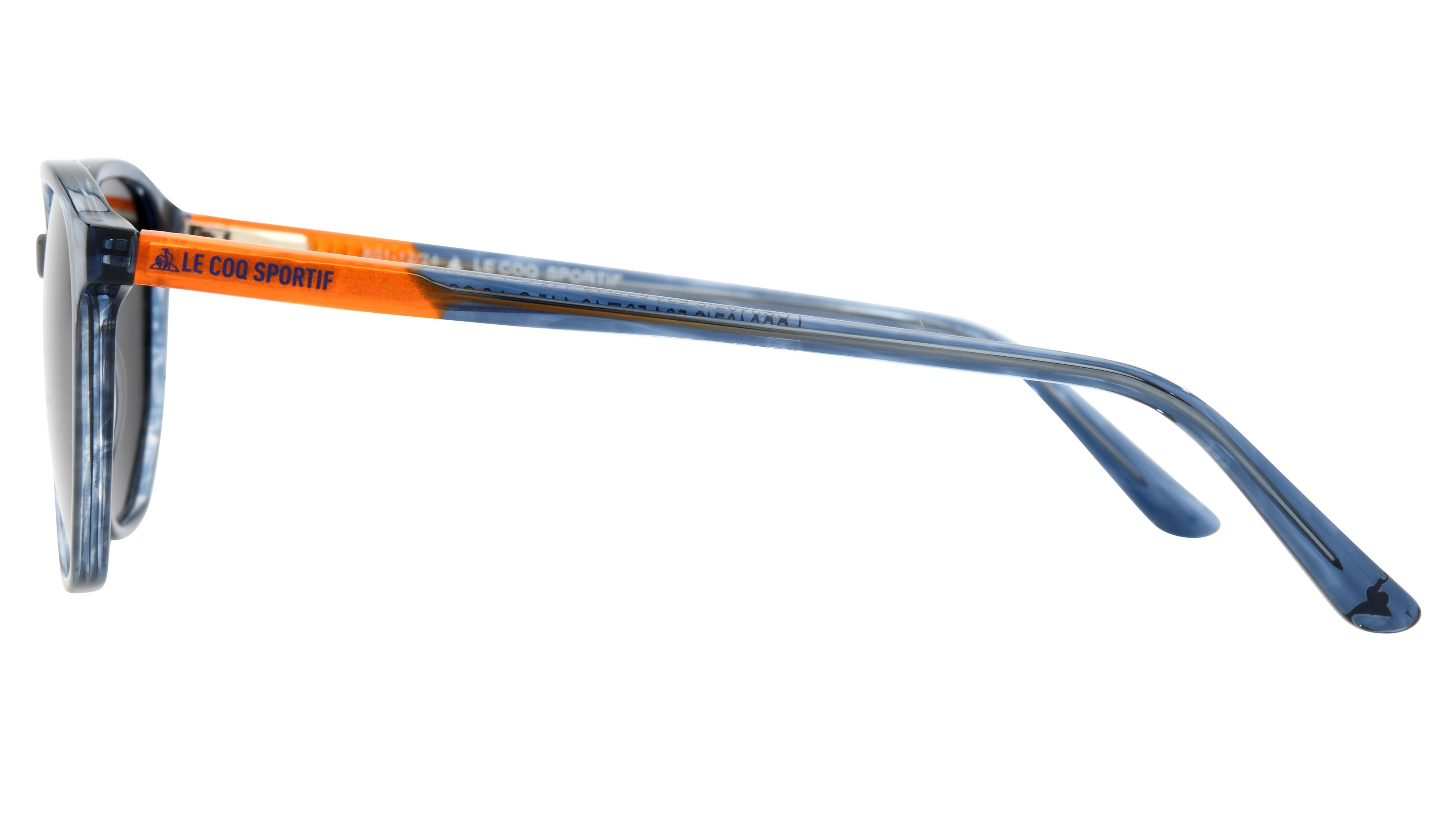 Lunettes de soleil Le Coq Sportif Homme Bleu Rectangle Lcs2407/S Gauche