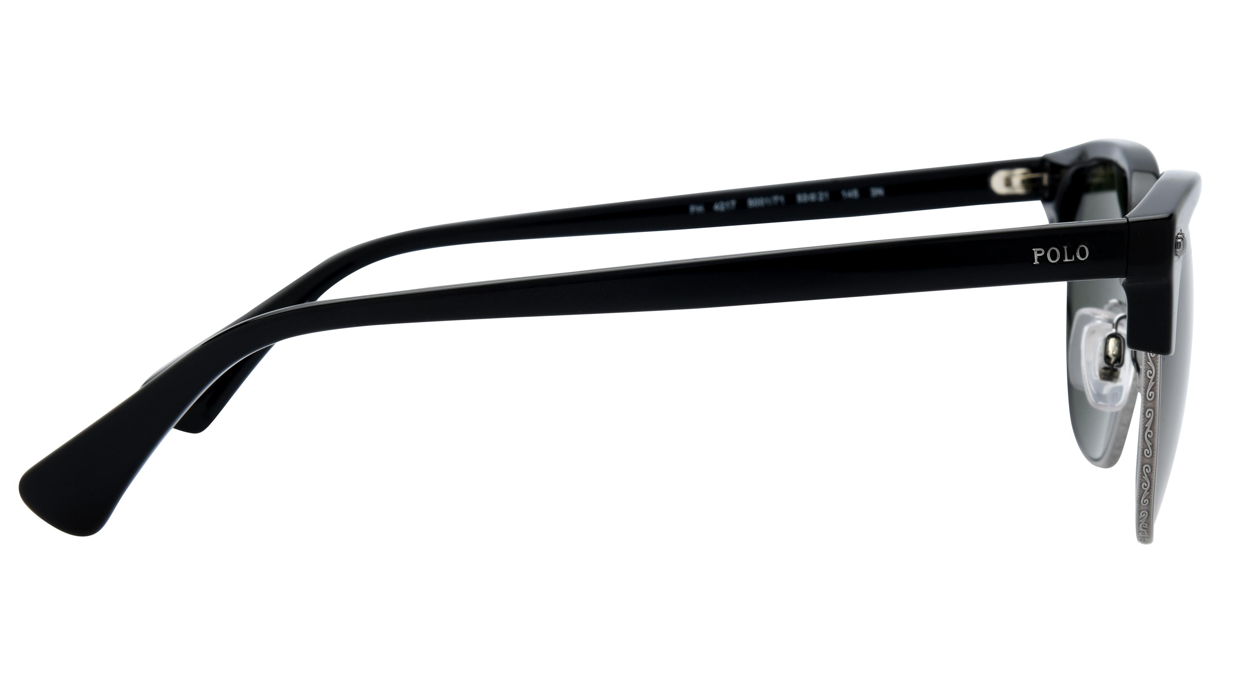 Lunettes de soleil Polo Ralph Lauren Homme Noir Ronde PH4217 Droite