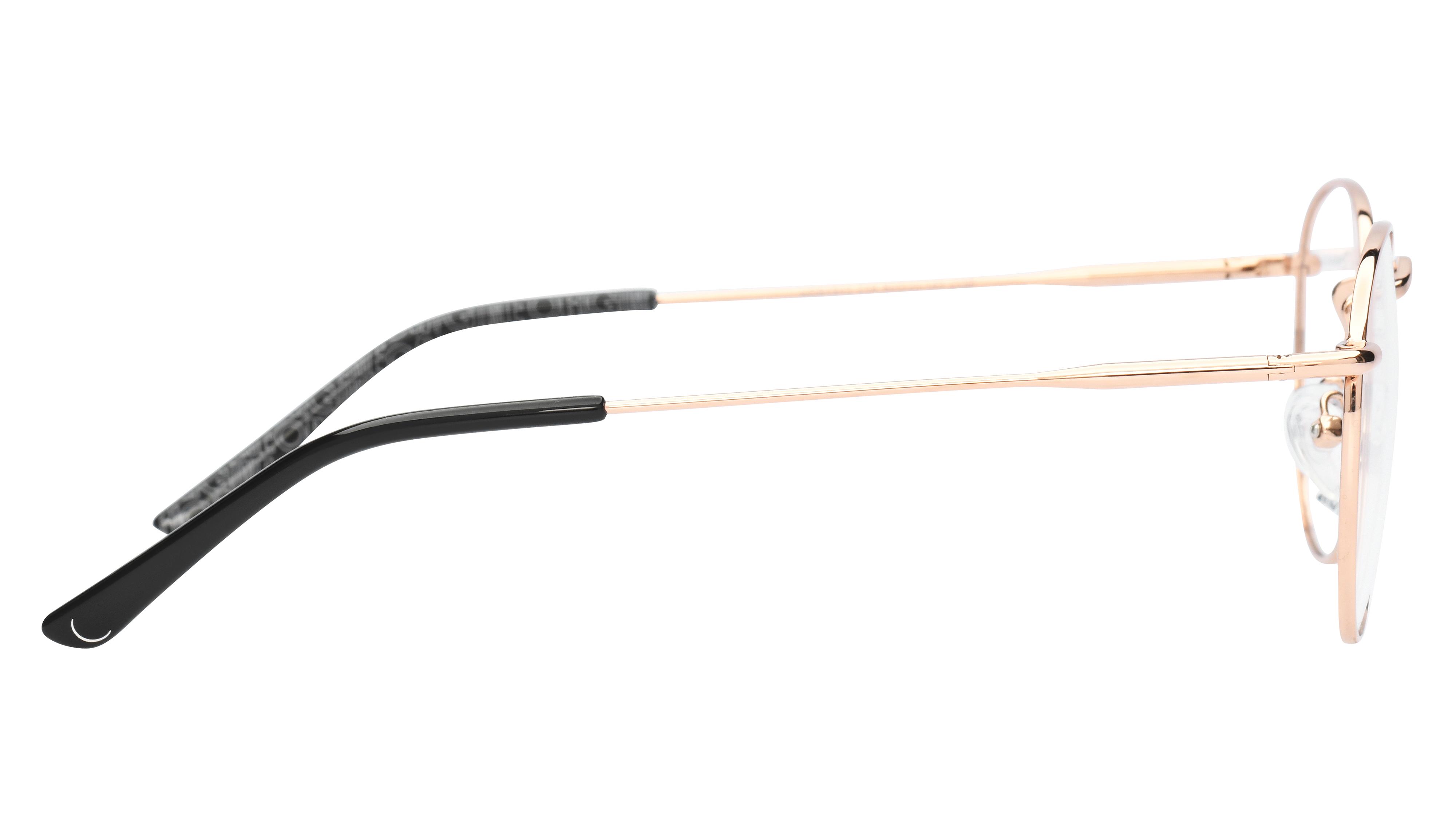 Lunettes de vue Signature Krys Mixte Or Arrondie Kor1913 Droite
