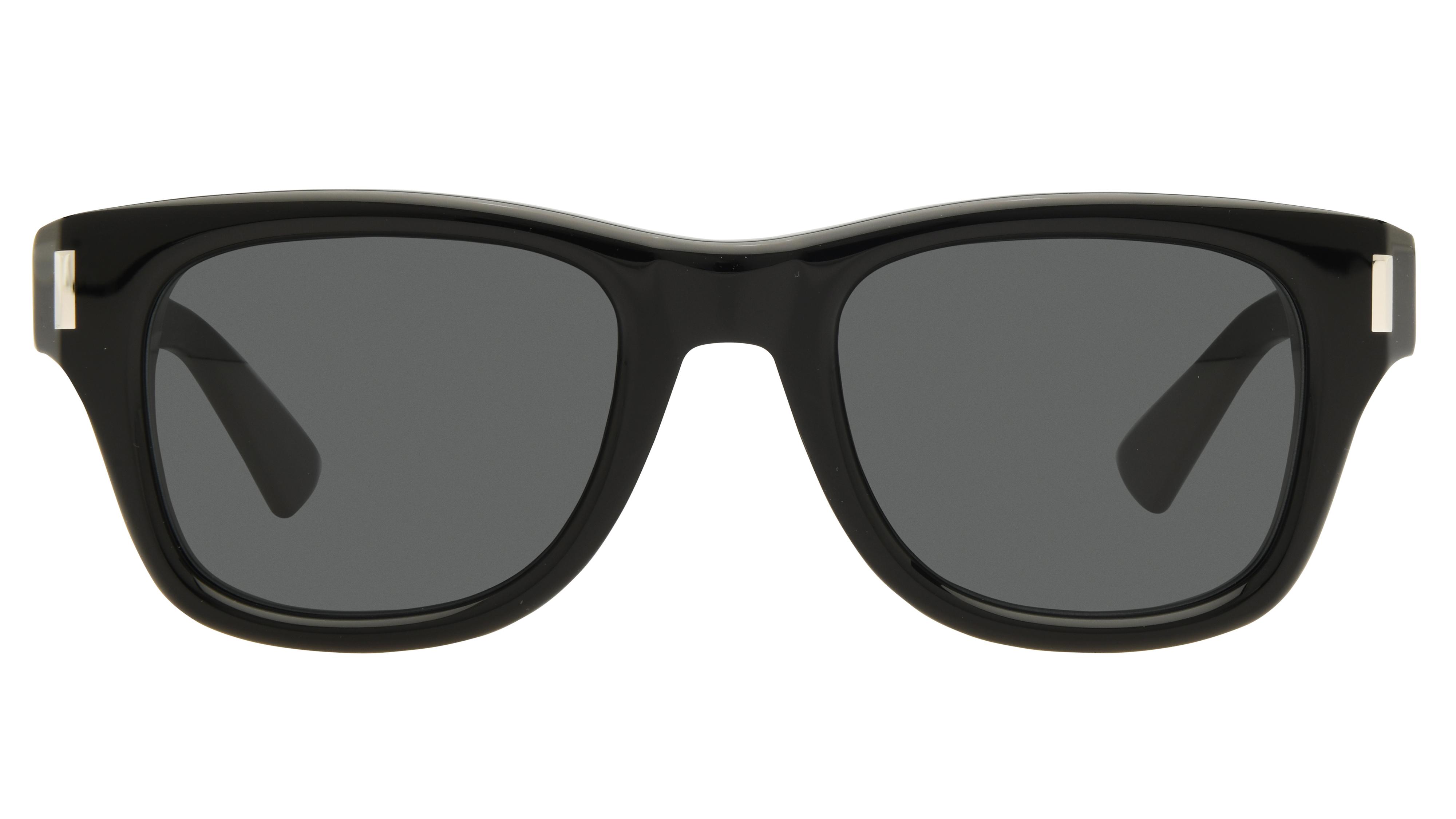 Lunettes de soleil Saint Laurent Homme Noir Ronde sl801 Face