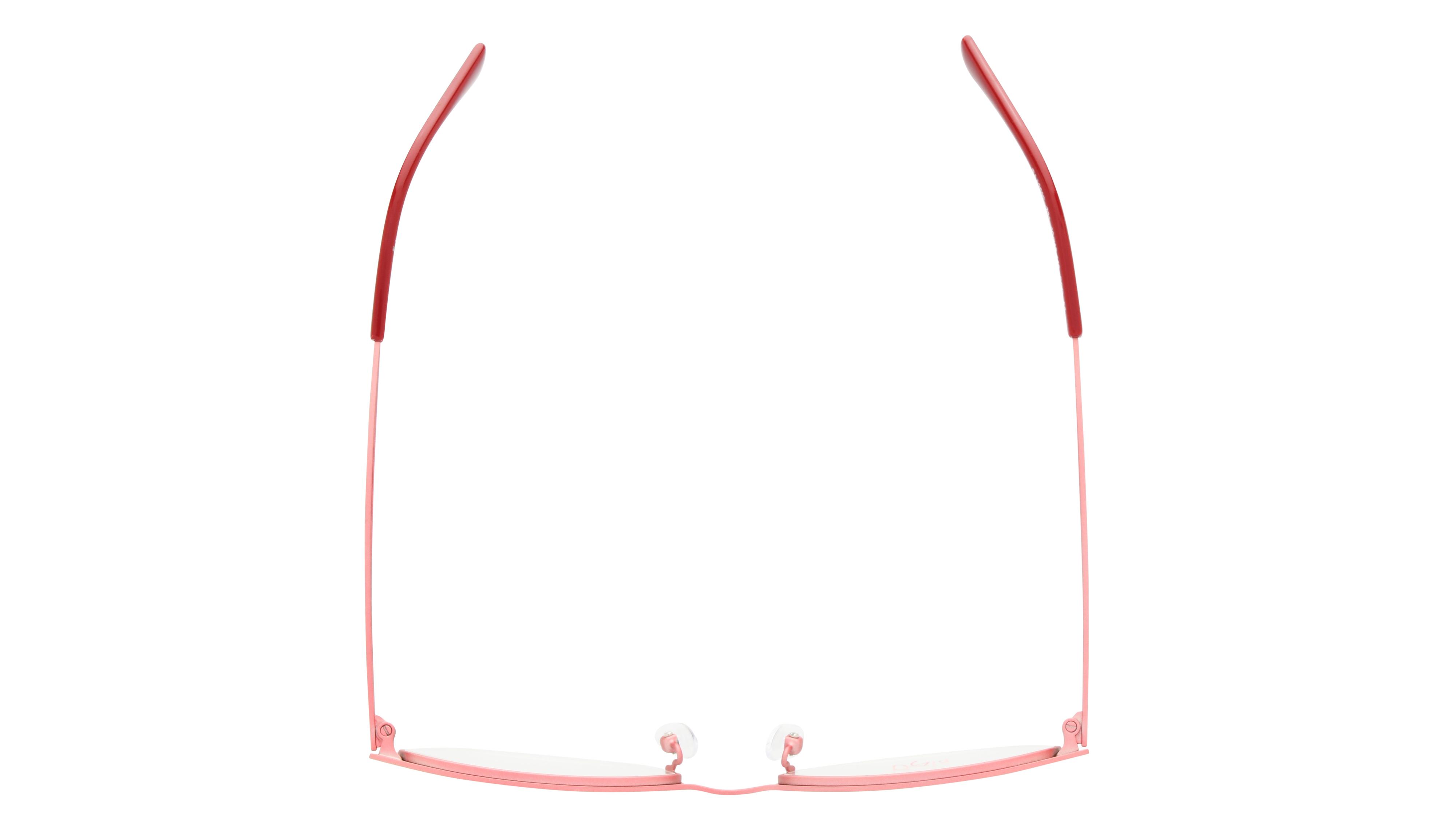 Lunettes de vue Baïa Femme Rouge Papillon Baa2607 Dessus