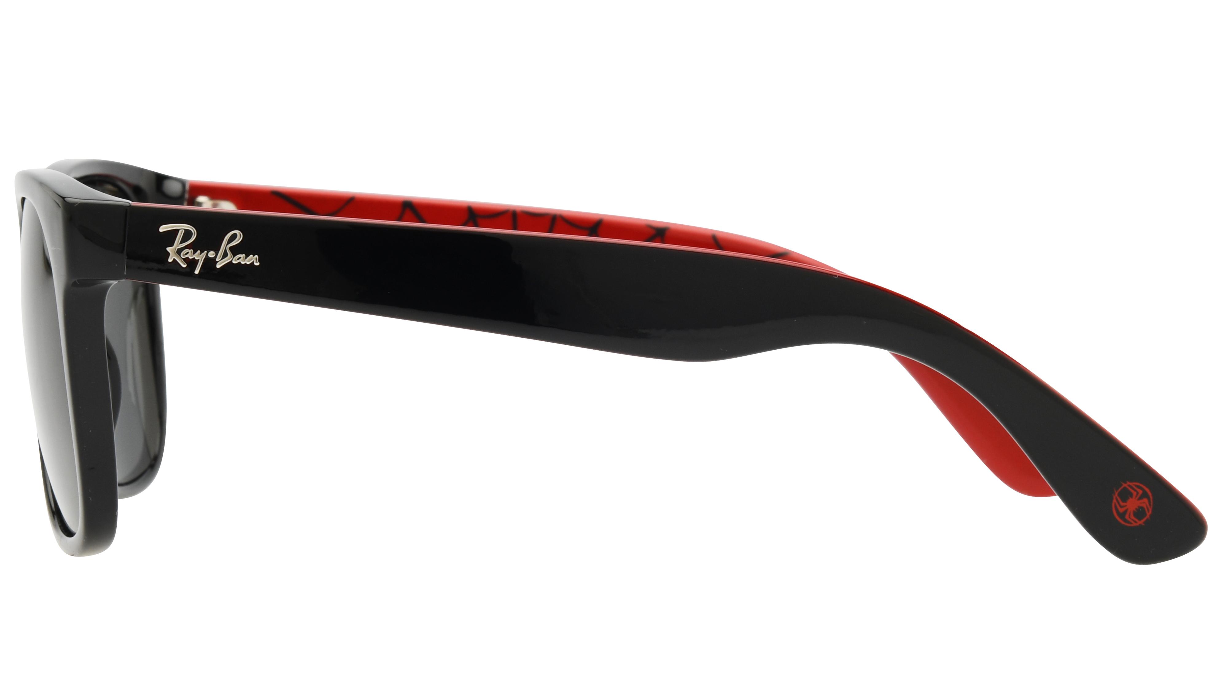 Lunettes de soleil Ray-Ban Homme Or Rectangle Rj9069S Gauche