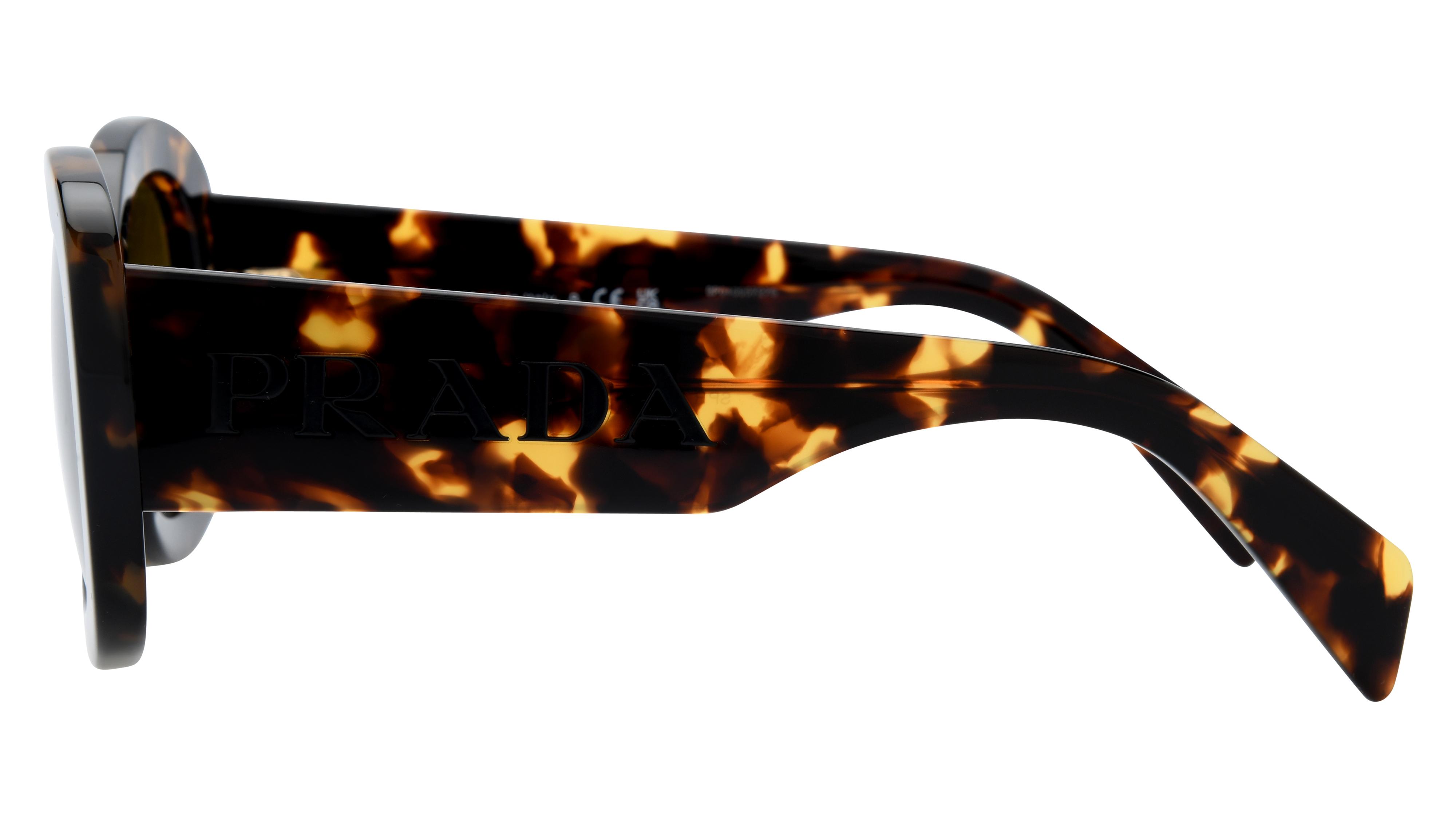 Lunettes de soleil Prada Femme Écaille Ovale Pra13S Gauche