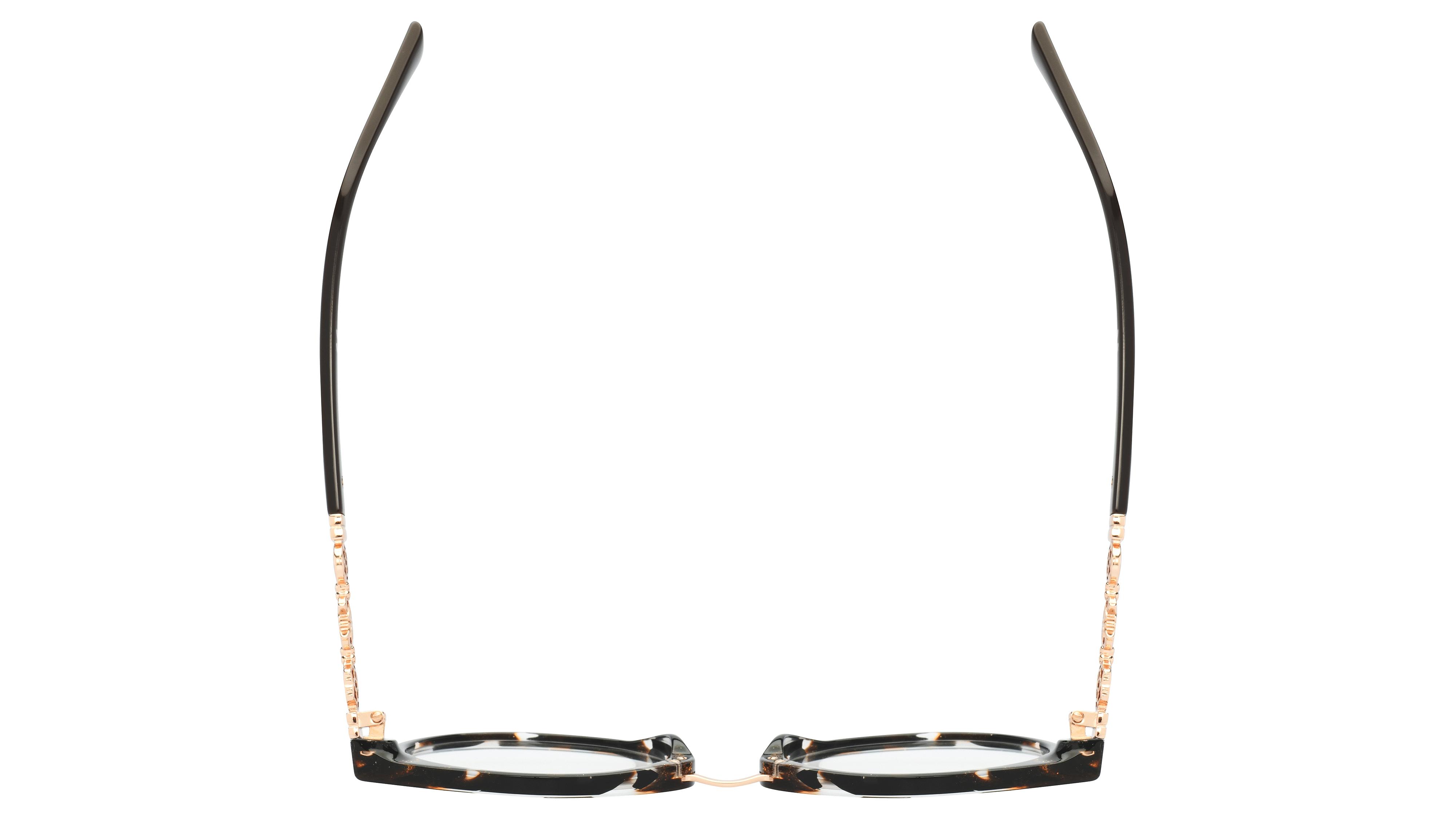 Lunettes de vue Guess Femme Écaille Ronde Gu2834 Dessus
