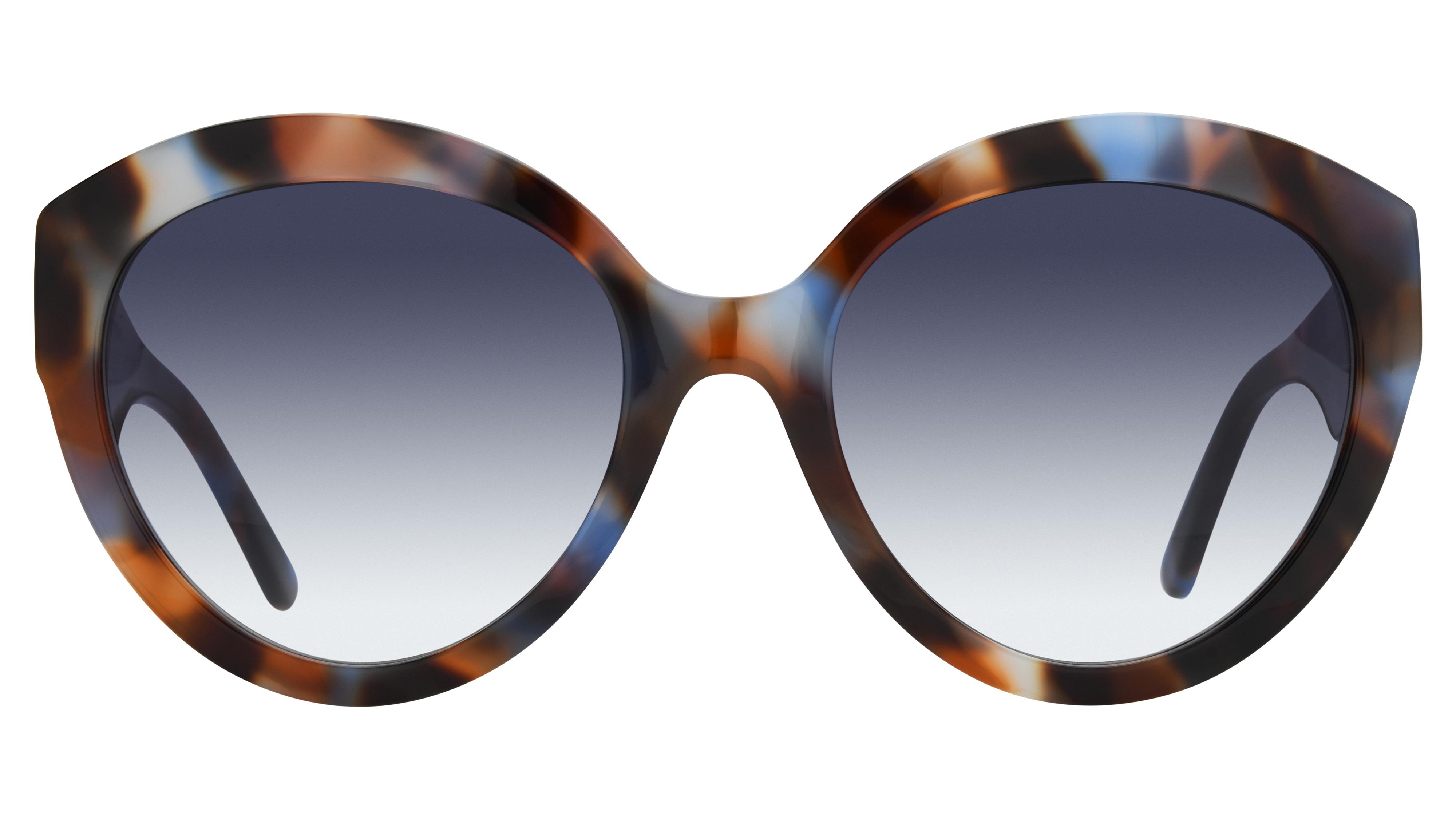 Lunettes de soleil Marc Jacobs Femme Écaille Papillon MARC Face