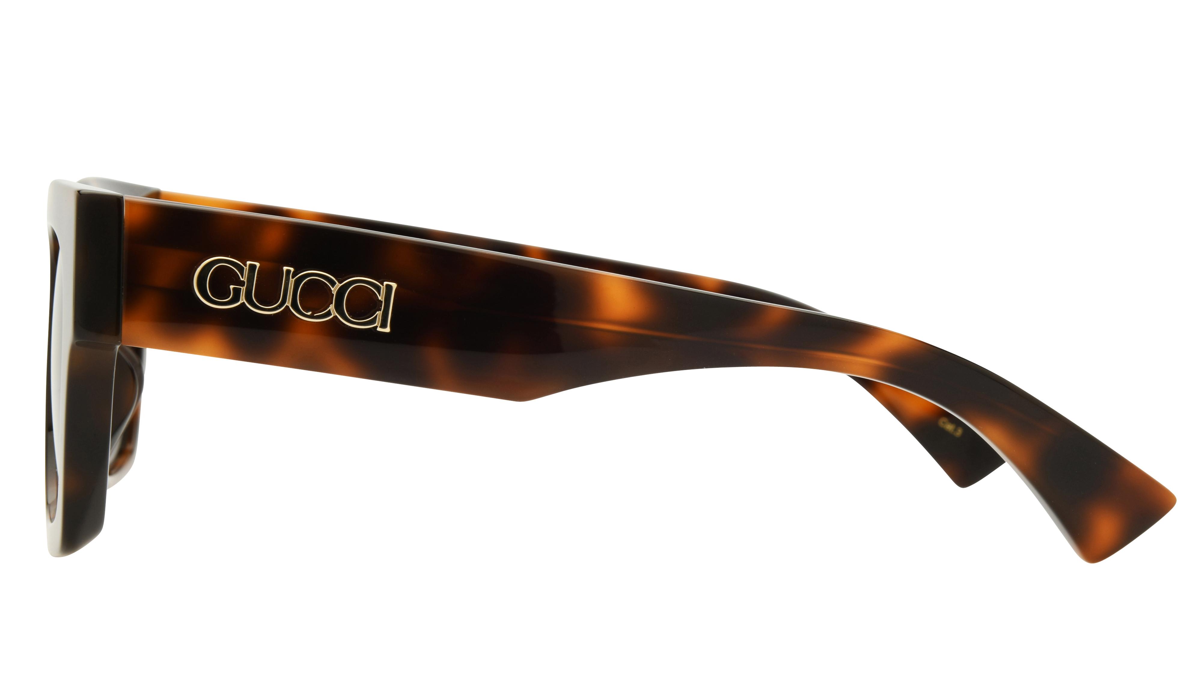 Lunettes de soleil Gucci Femme Bleu Rectangle gg1835sa Gauche