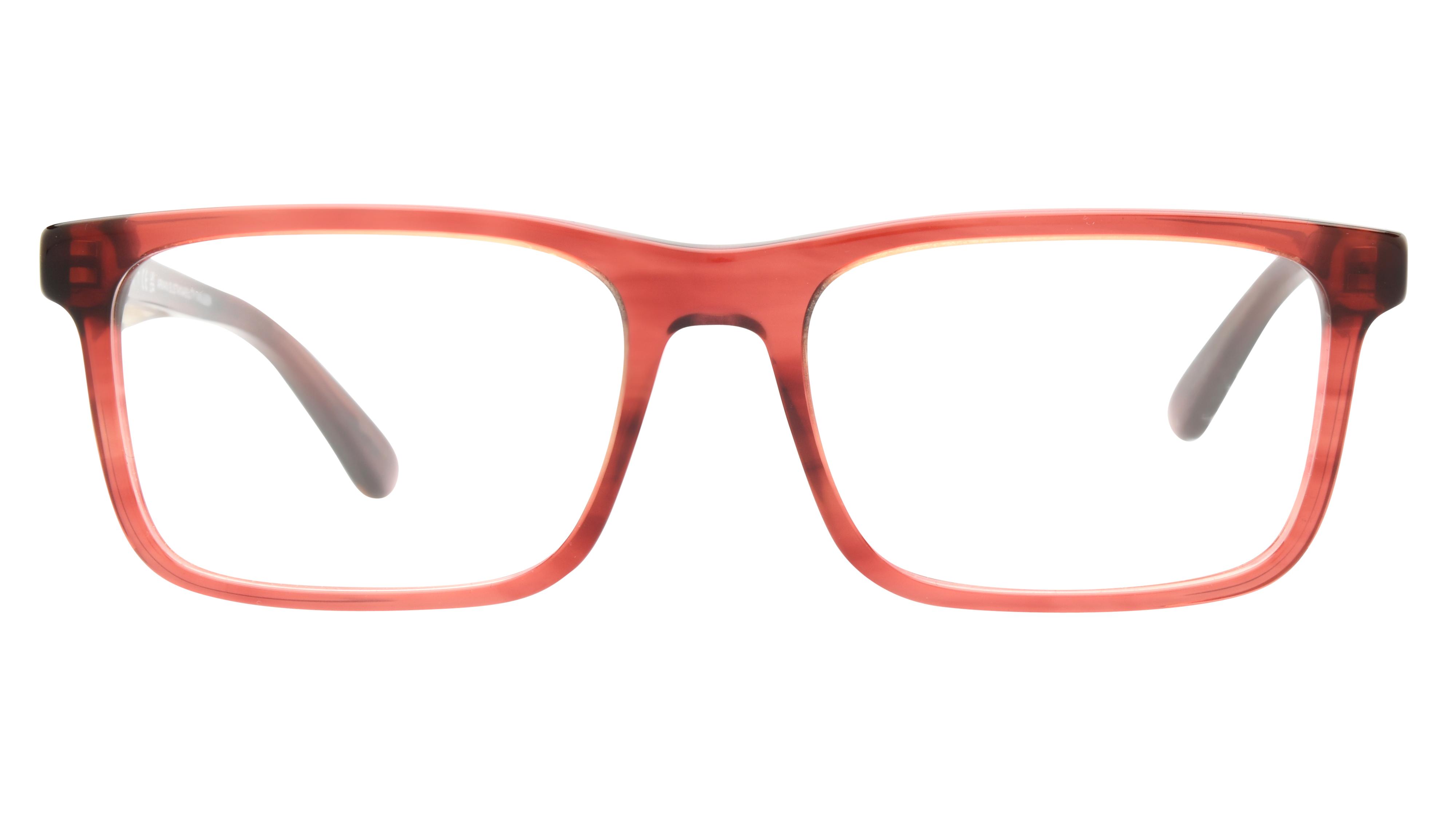 Lunettes de vue Emporio Armani Homme Rouge Rectangle EA3227 Face
