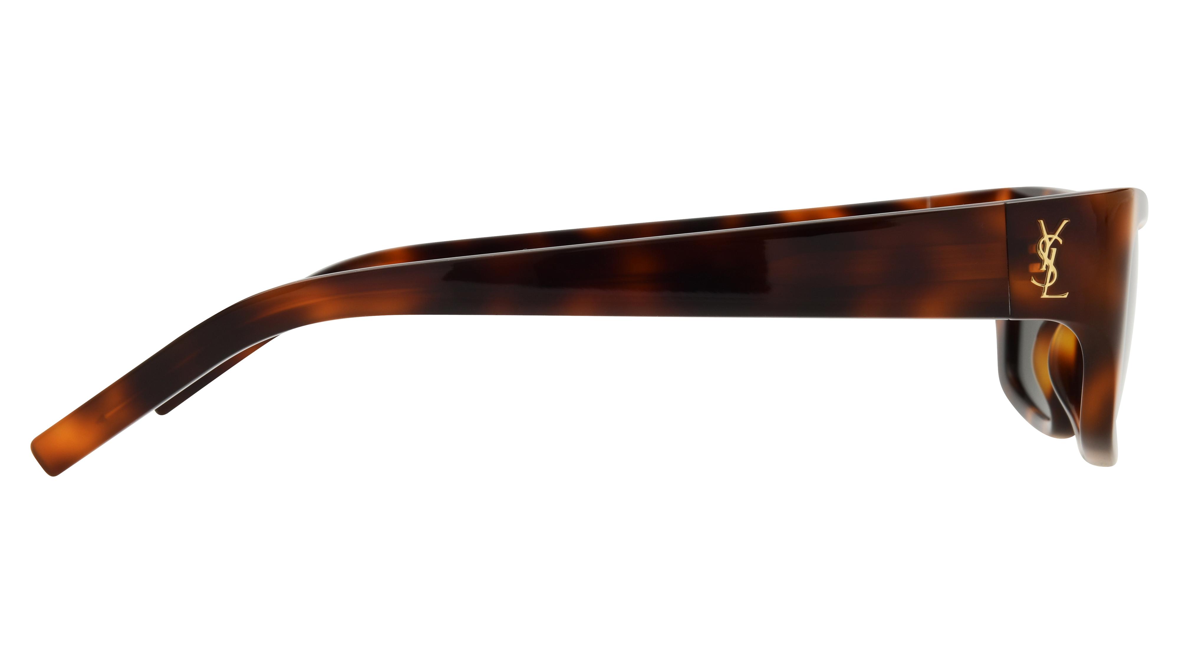 Lunettes de soleil Saint Laurent Femme Écaille Rectangle Sl Droite