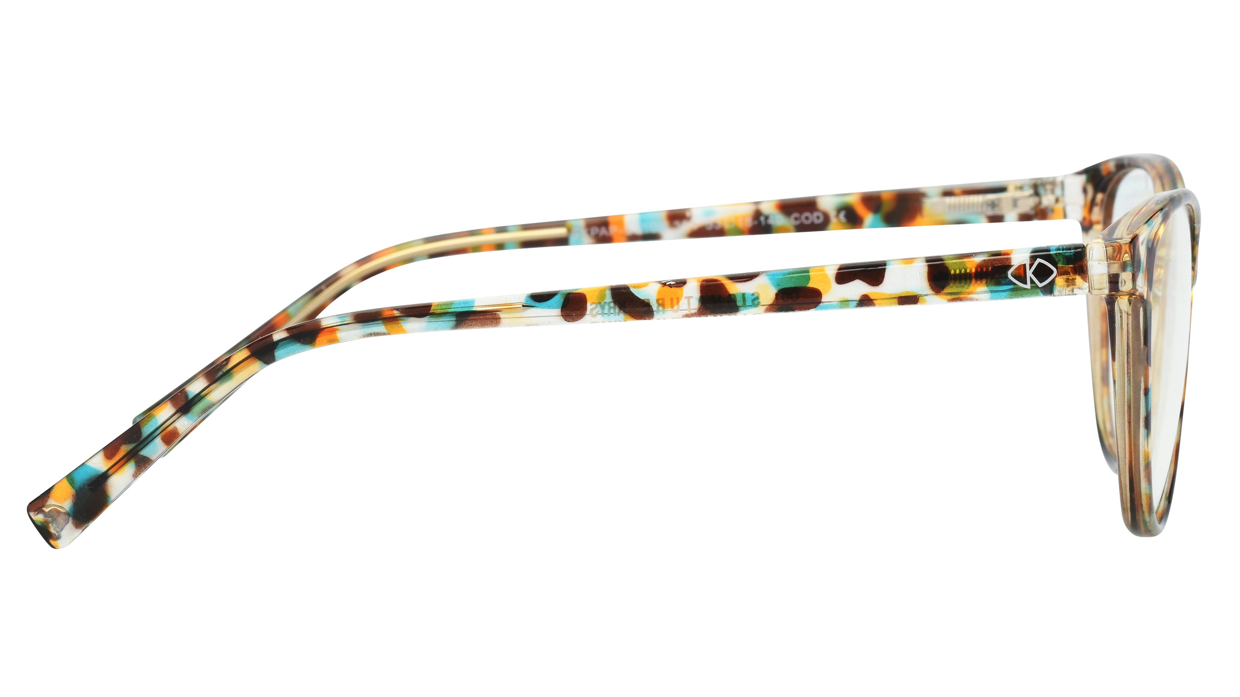 Lunettes anti-lumière bleue Signature Krys Femme Écaille Ovale Skpap-E2109 Droite