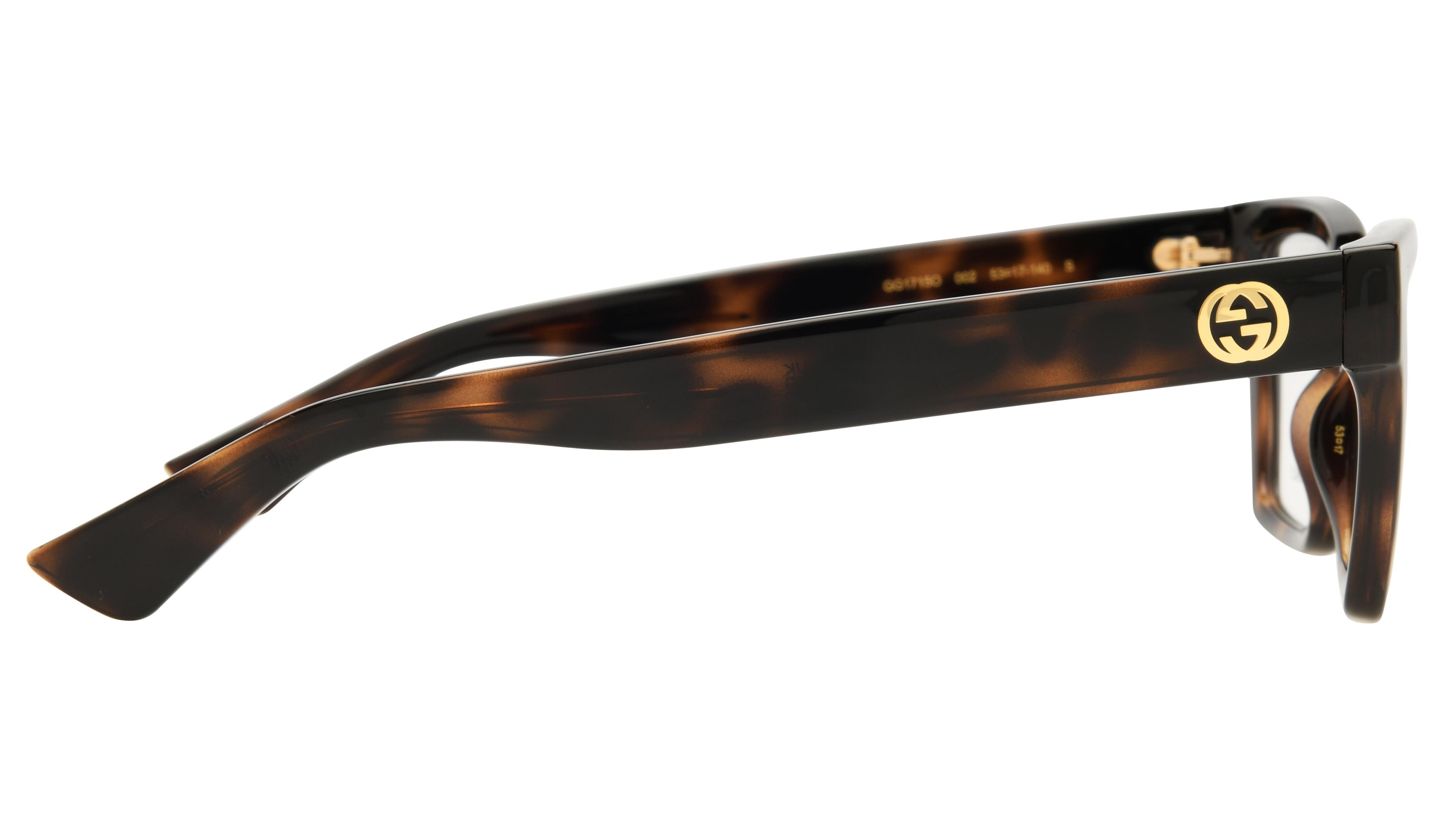 Lunettes de vue Gucci Femme Écaille Papillon GG1715O Droite