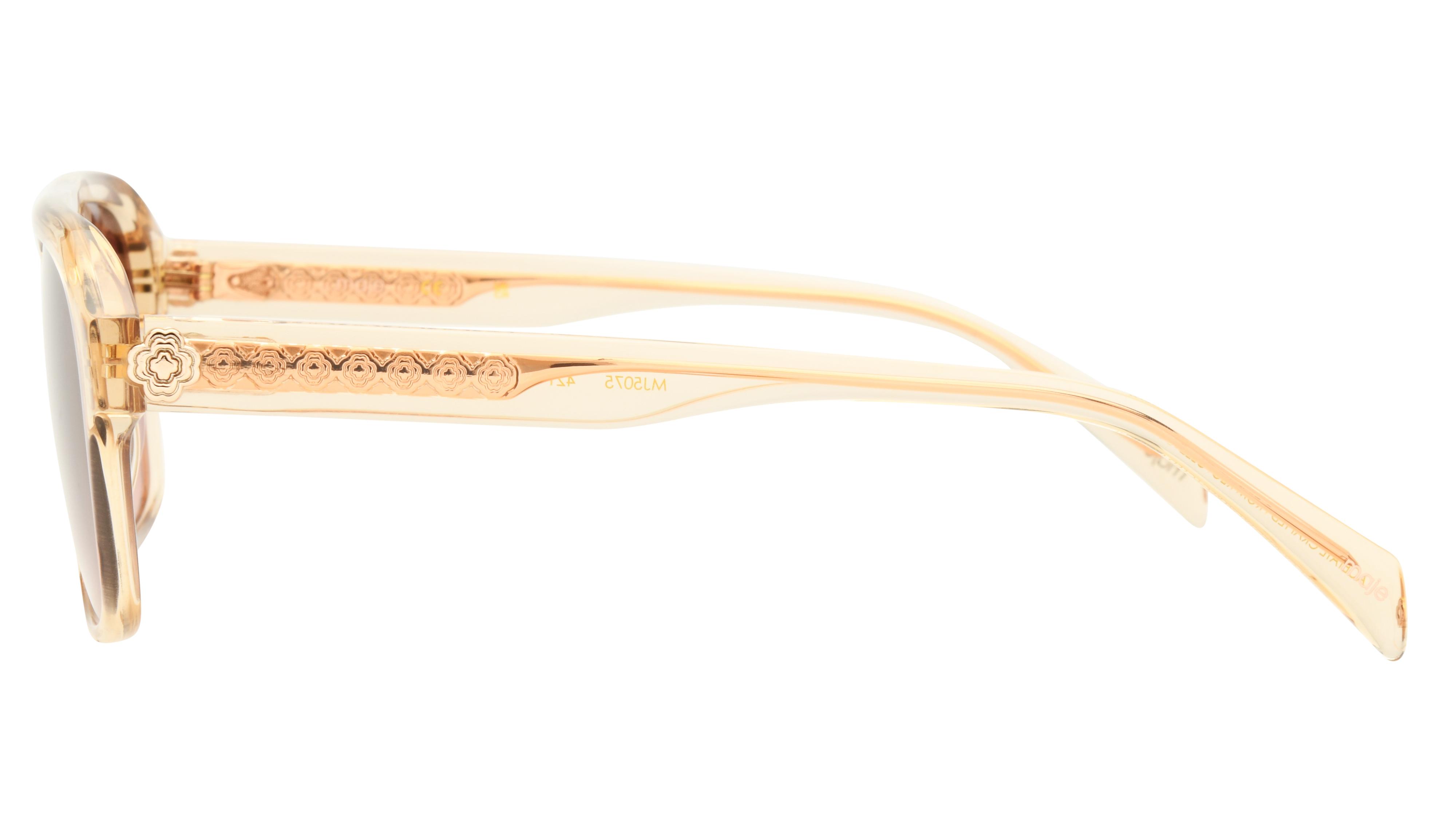 Lunettes de soleil Maje Femme Marron Aviateur MJ5075 Gauche